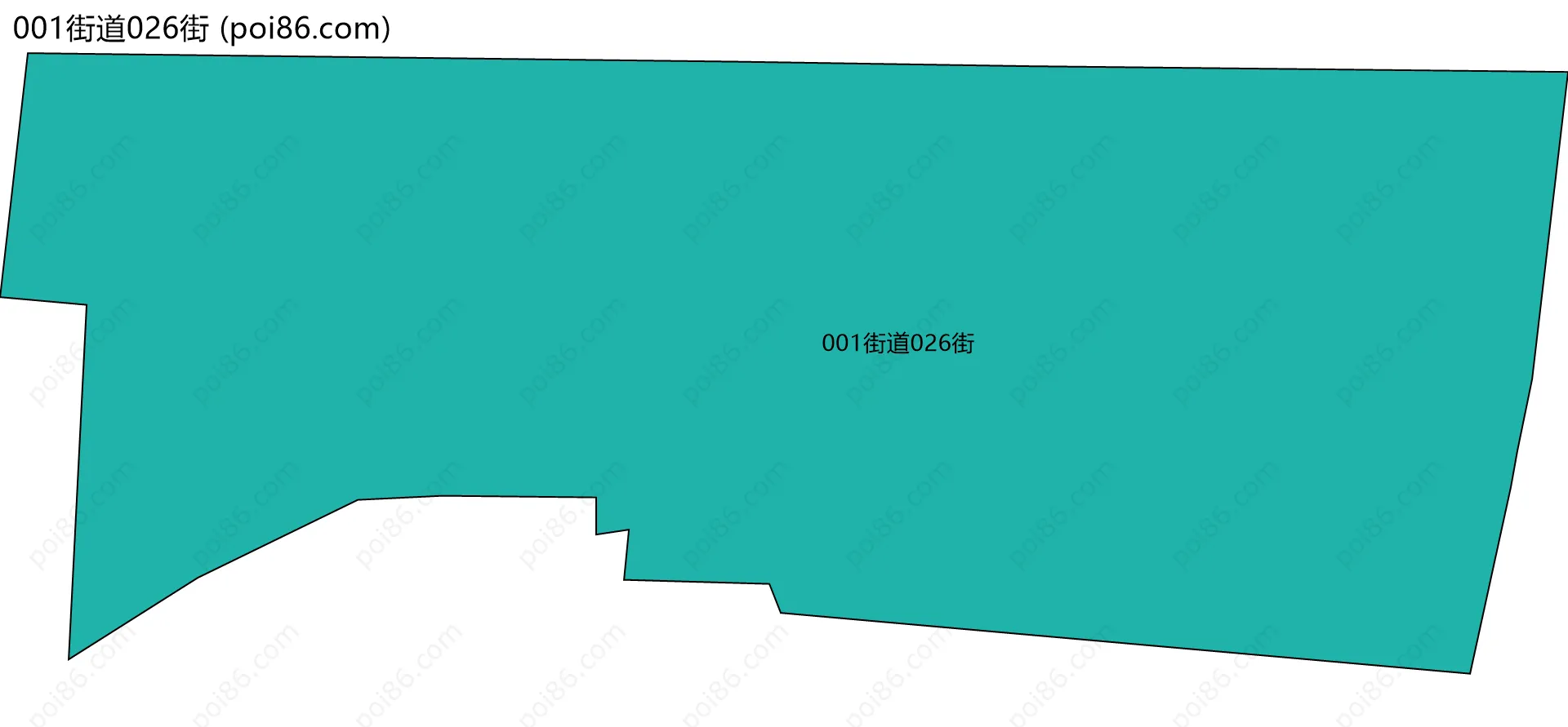 001街道026街边界地图