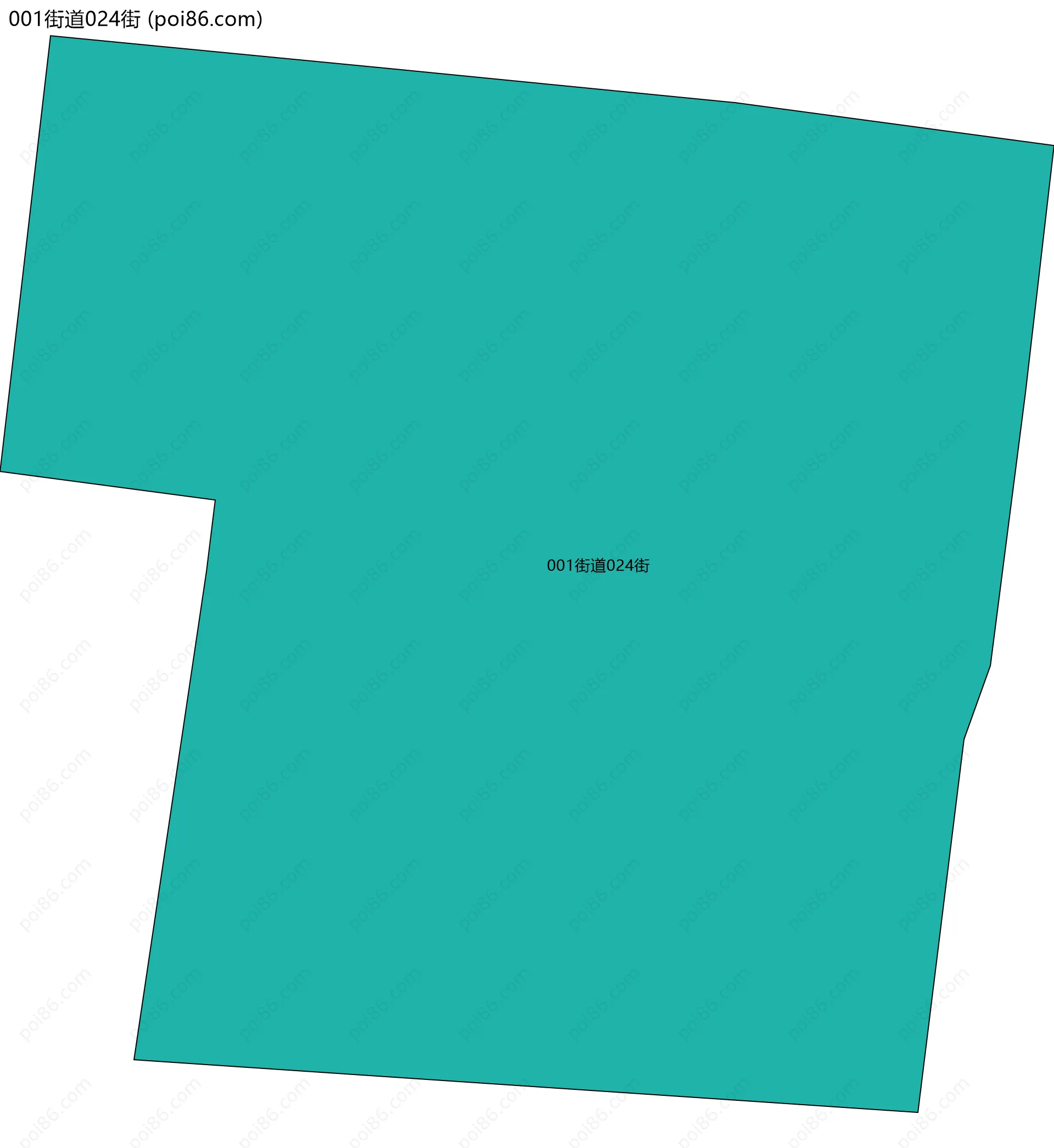 001街道024街边界地图