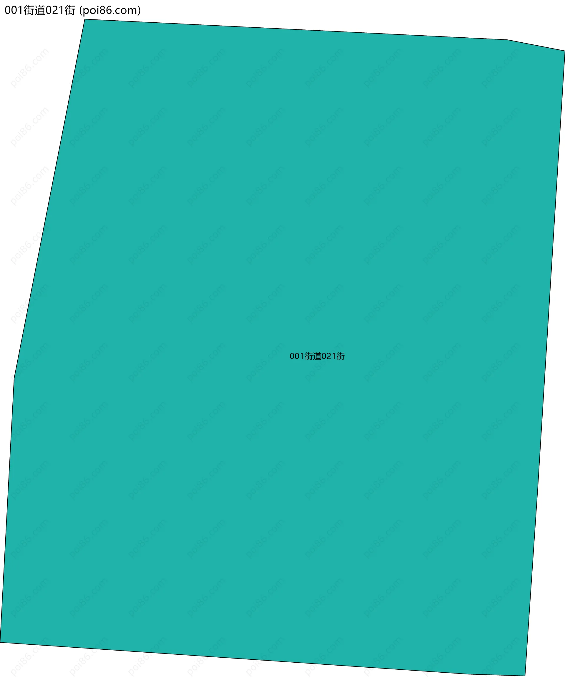 001街道021街边界地图