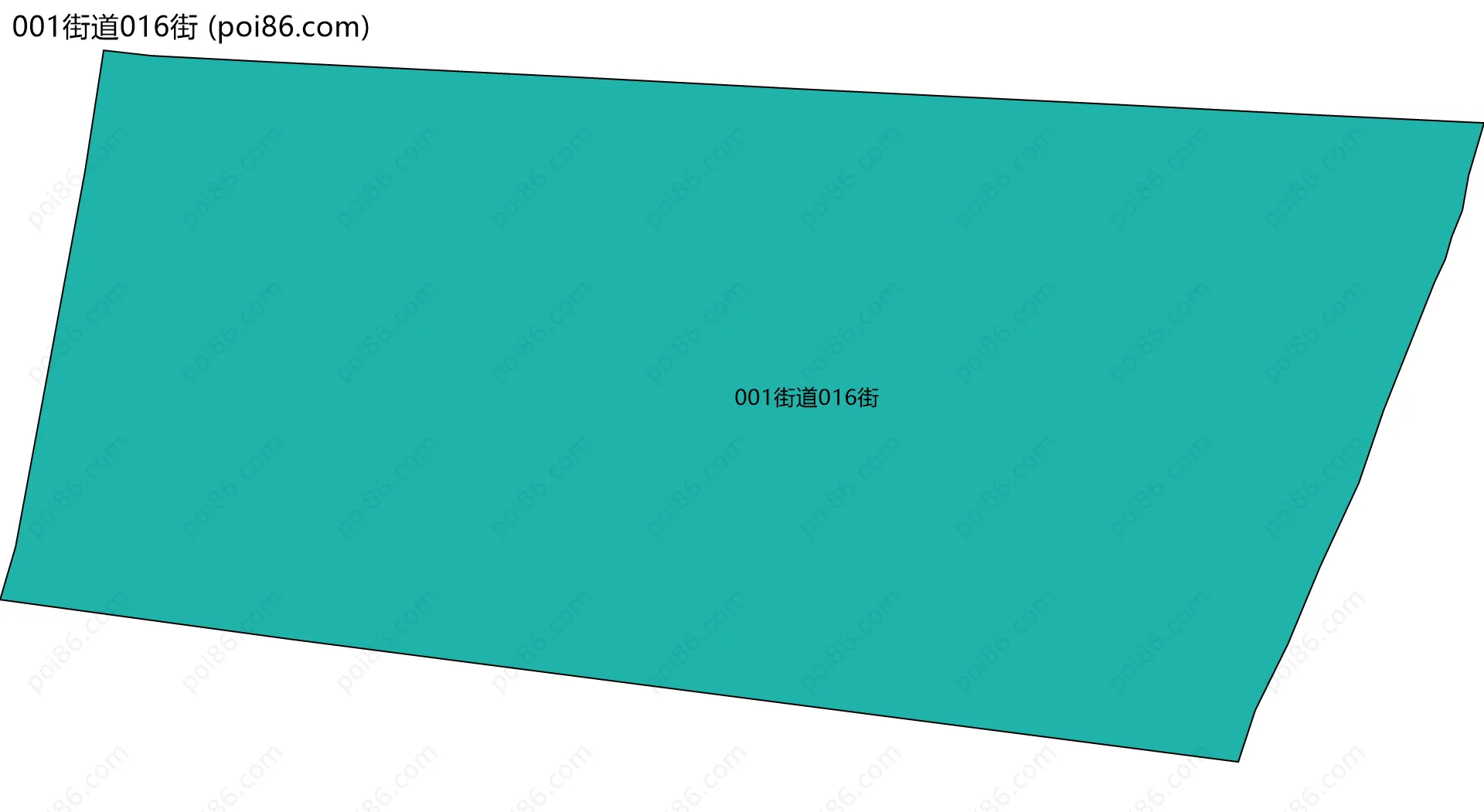 001街道016街边界地图