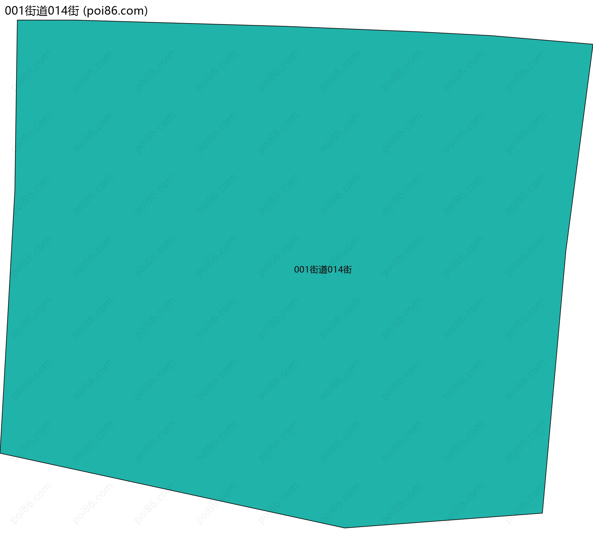 001街道014街边界地图