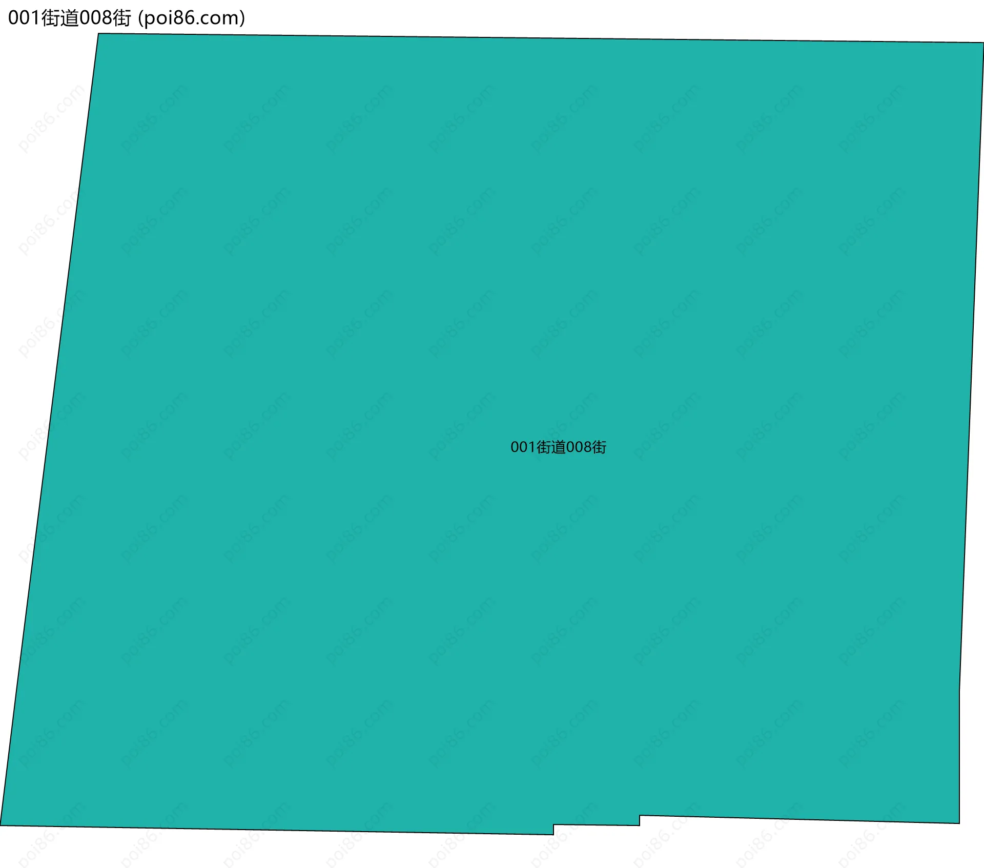 001街道008街边界地图