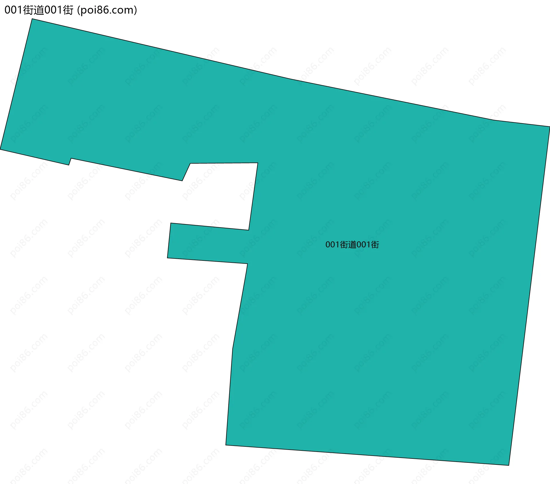 001街道001街边界地图