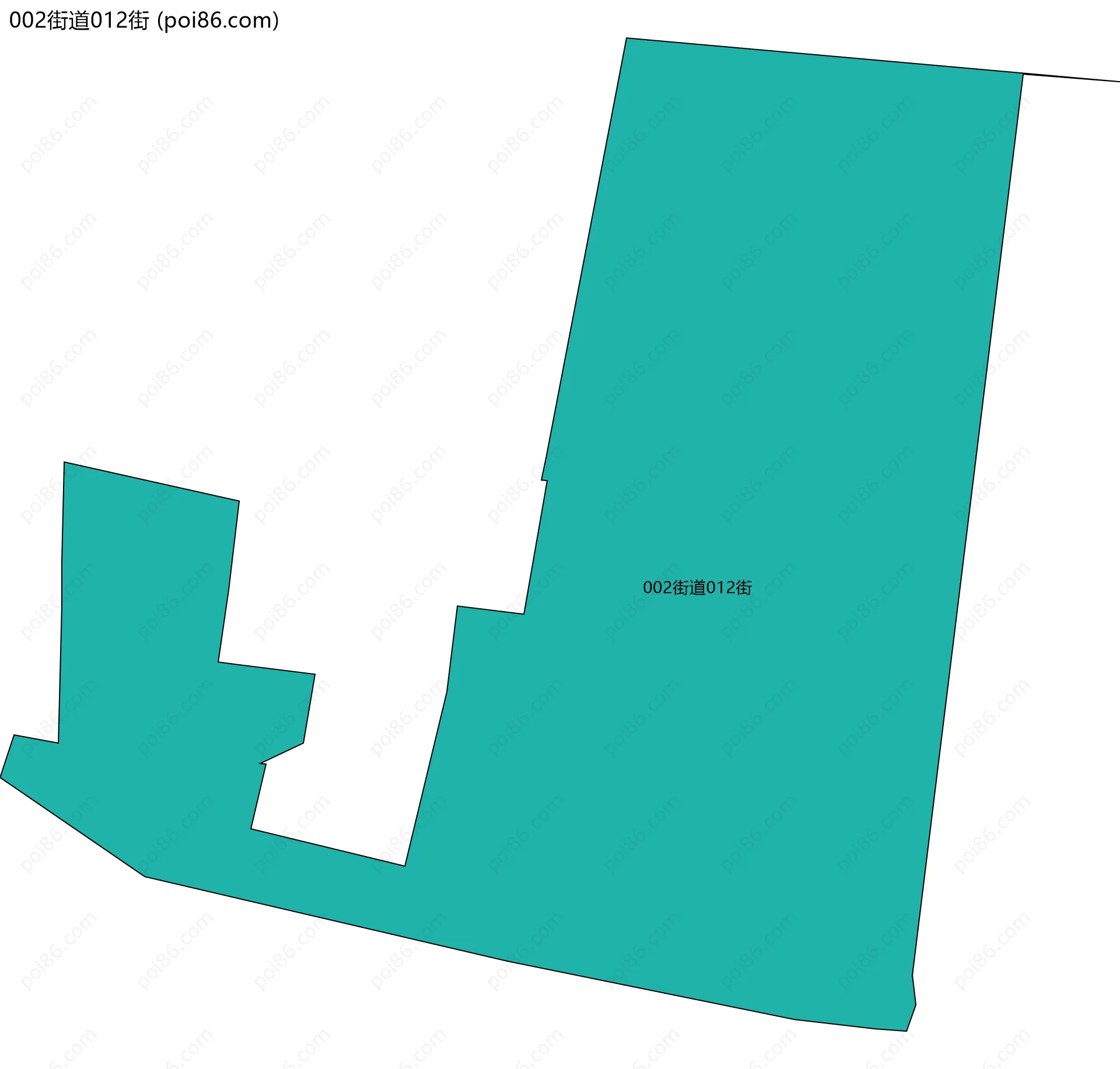 002街道012街边界地图