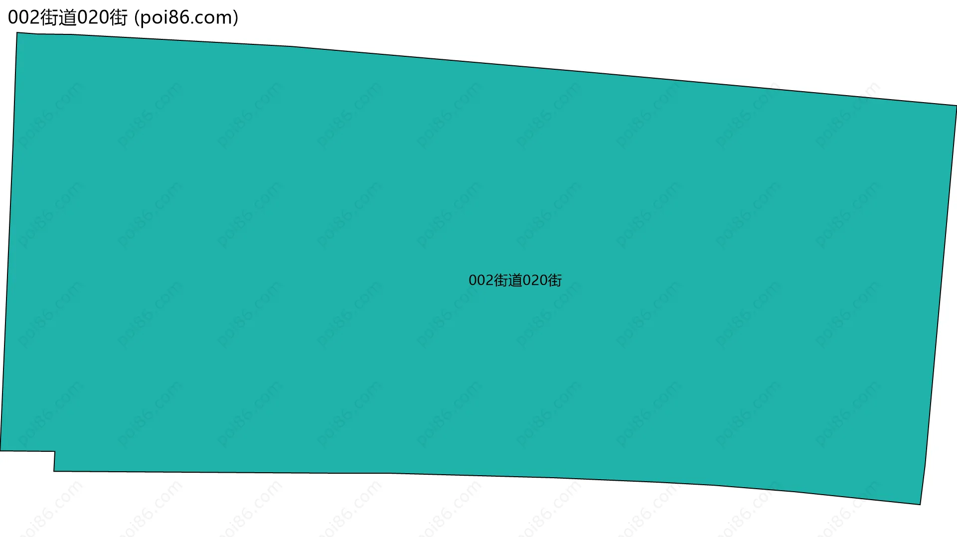 002街道020街边界地图