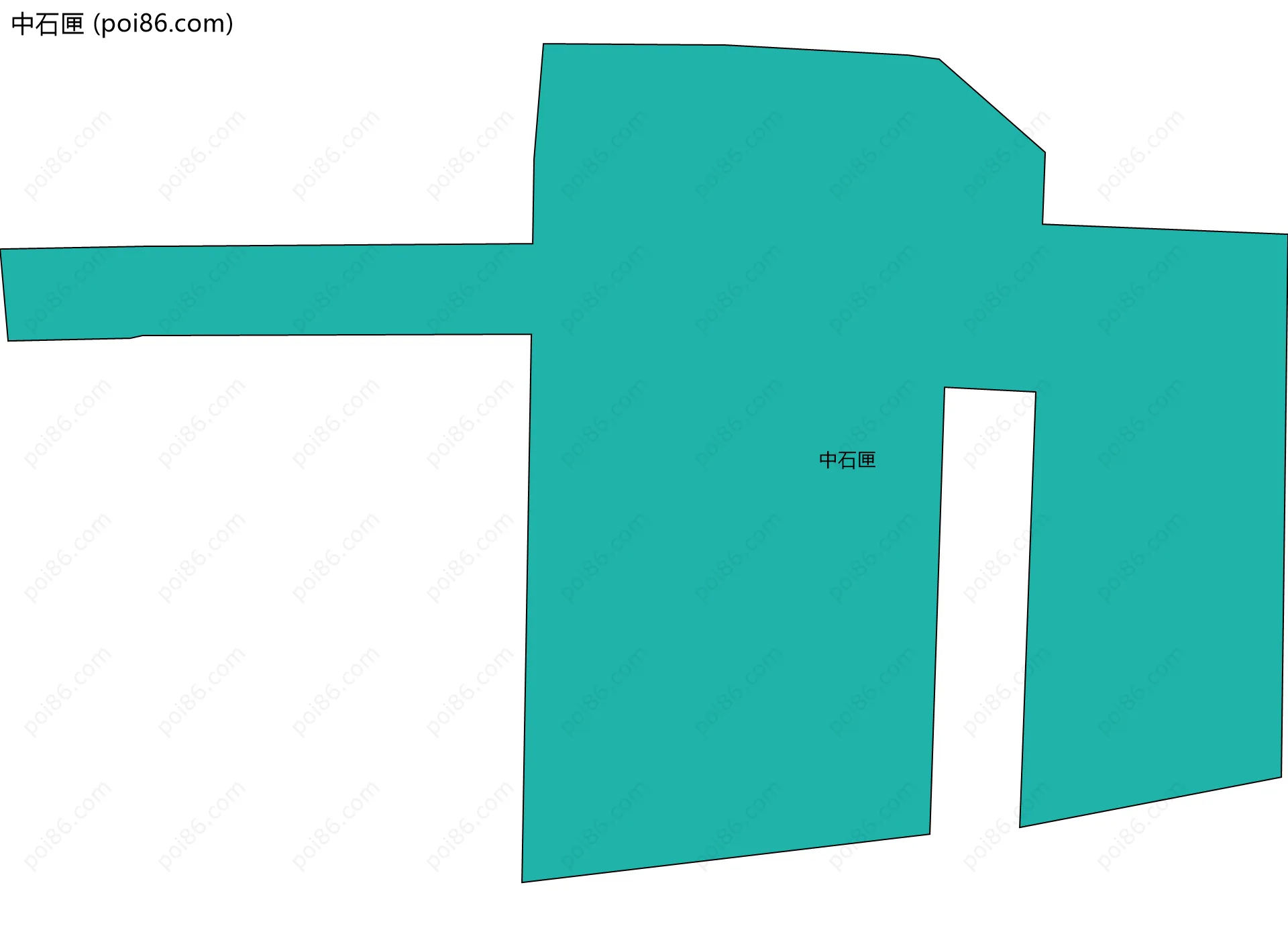 中石匣边界地图