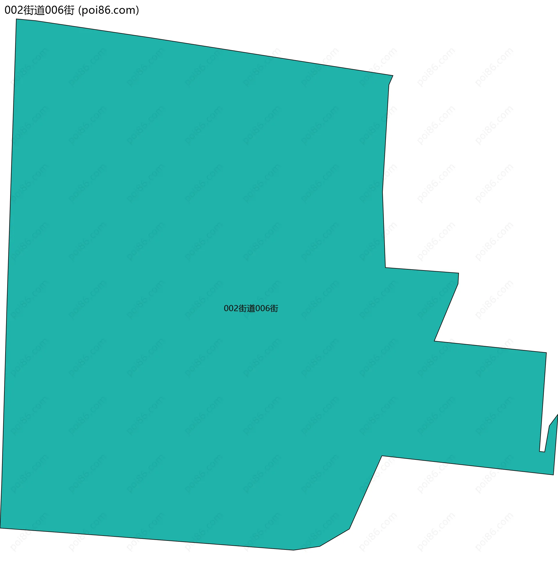 002街道006街边界地图