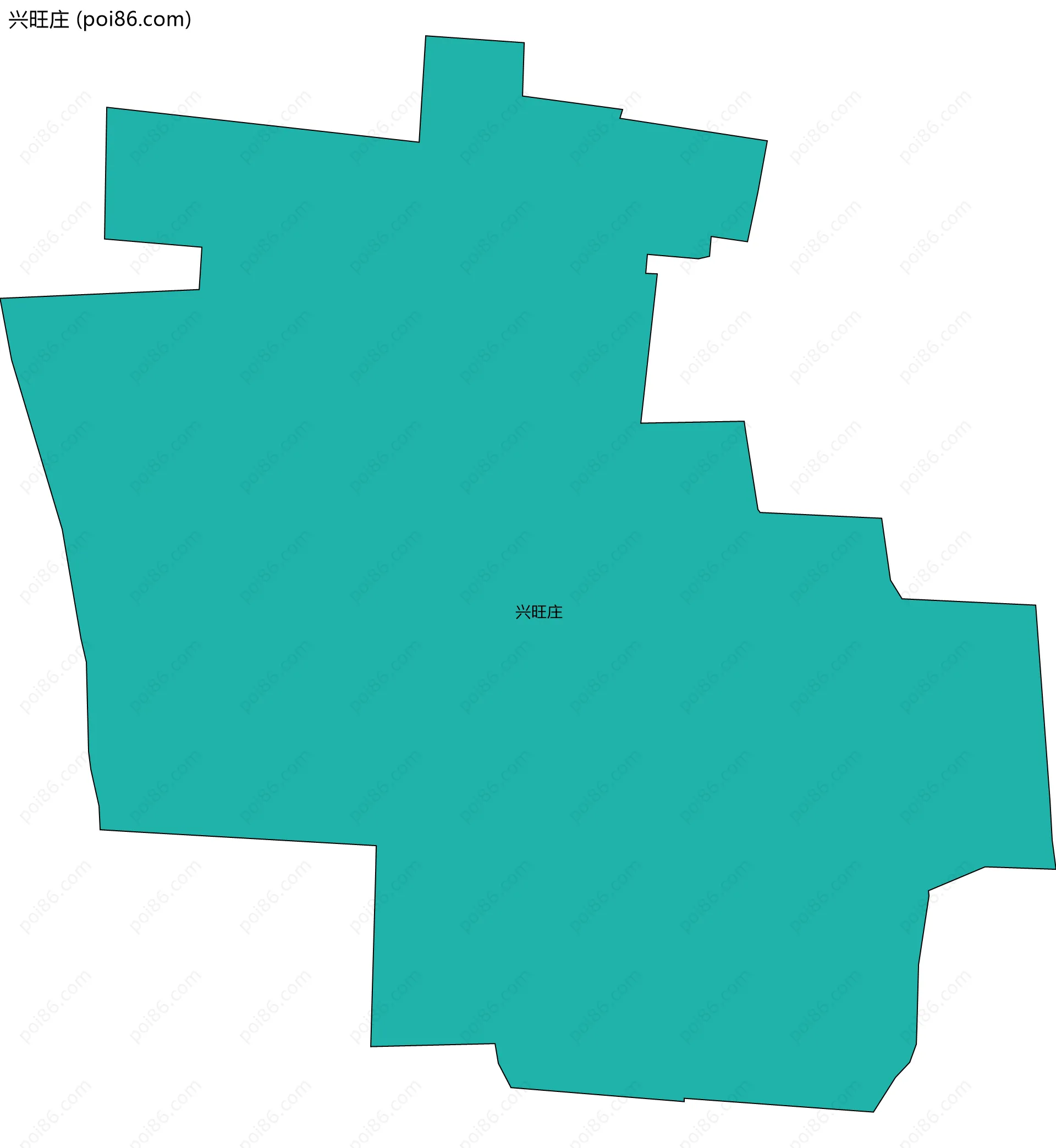 兴旺庄边界地图