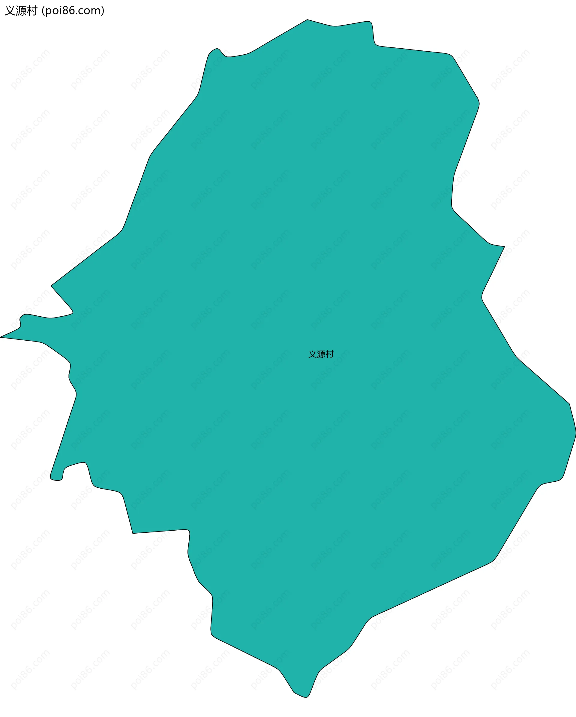 义源村边界地图