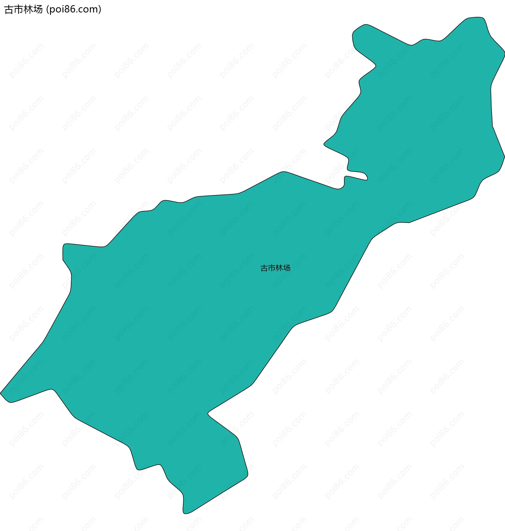 古市林场边界地图