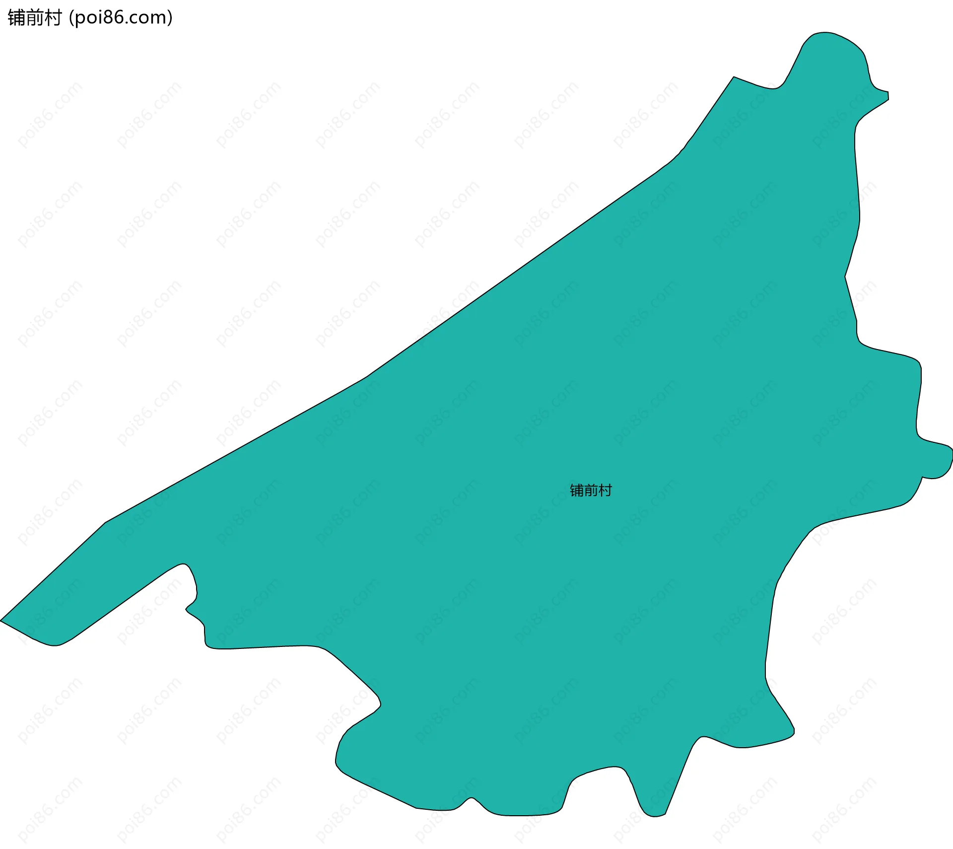 铺前村边界地图