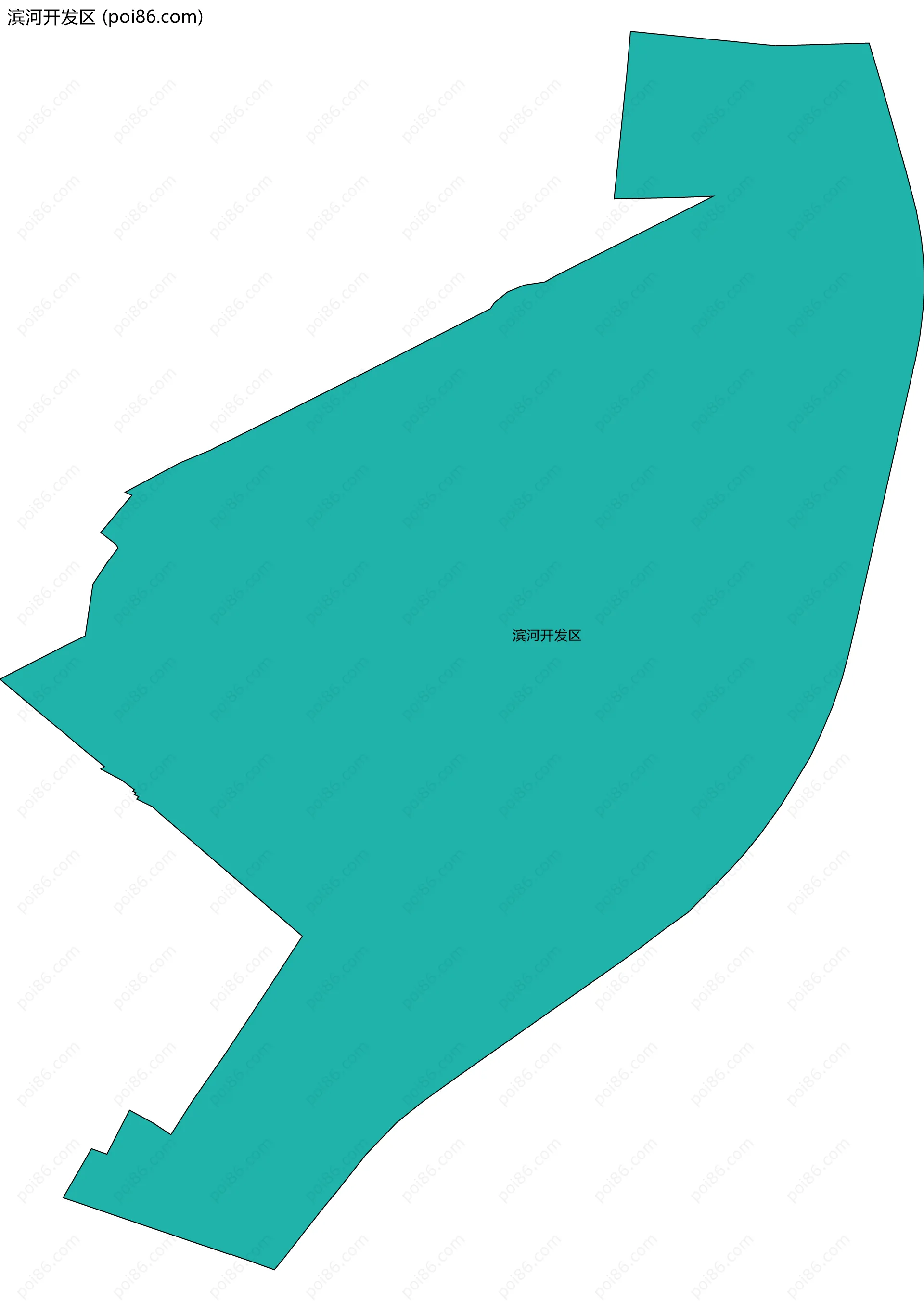 滨河开发区边界地图