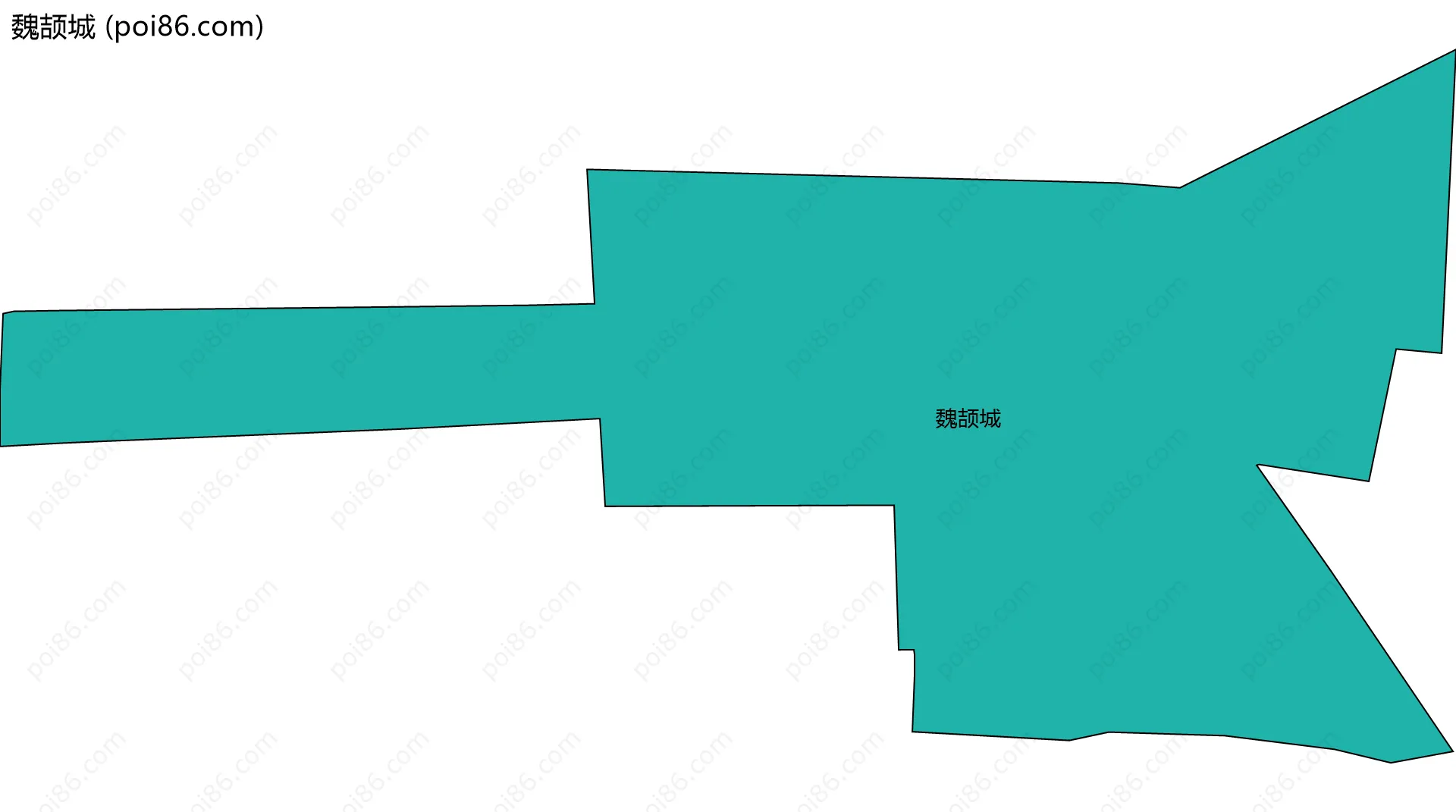 魏颉城边界地图