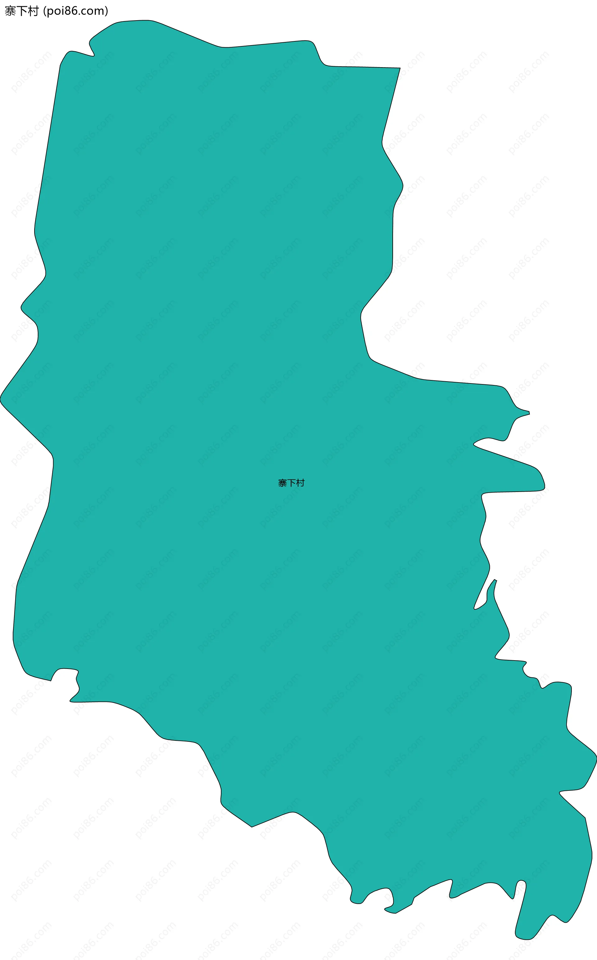 寨下村边界地图