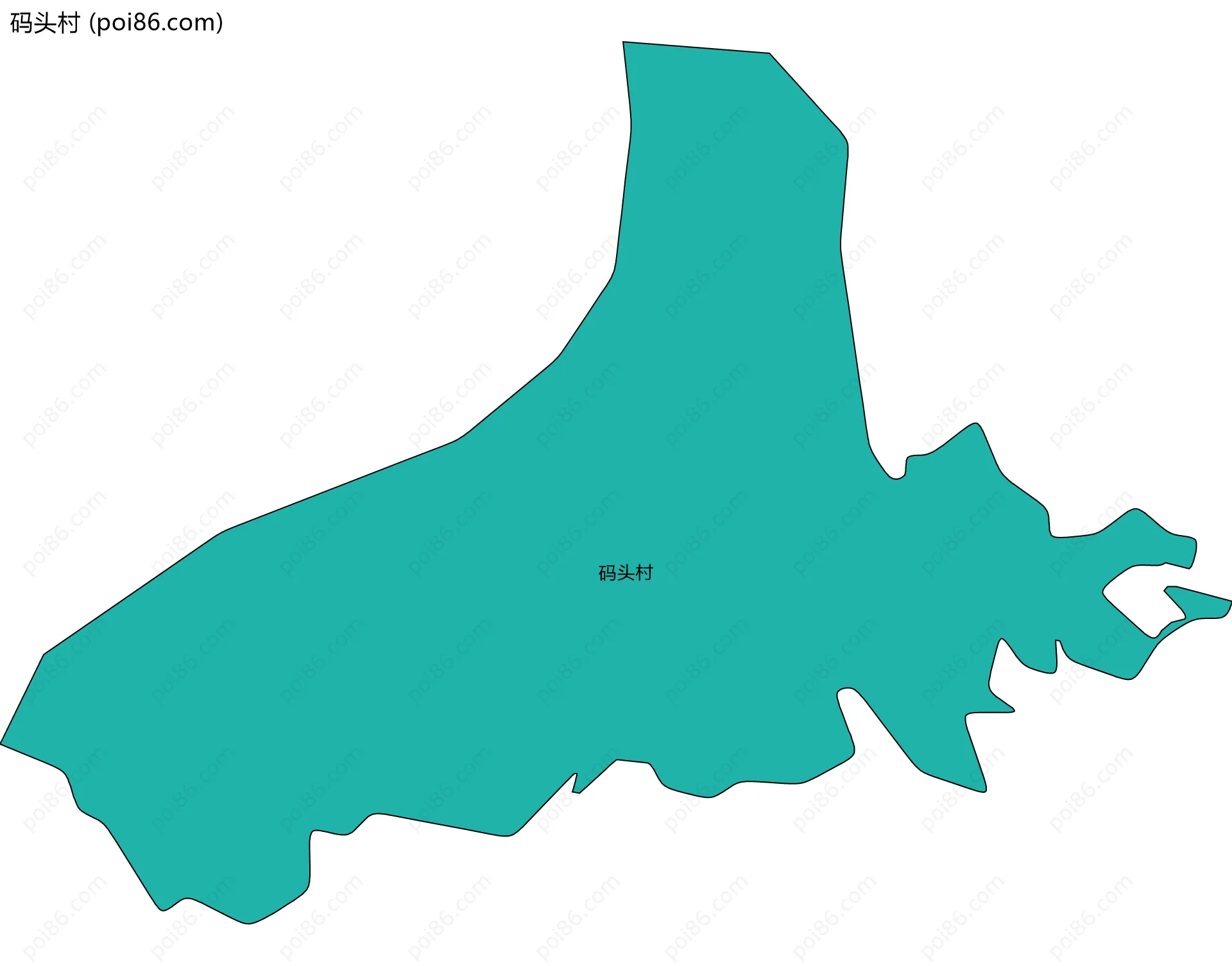 码头村边界地图