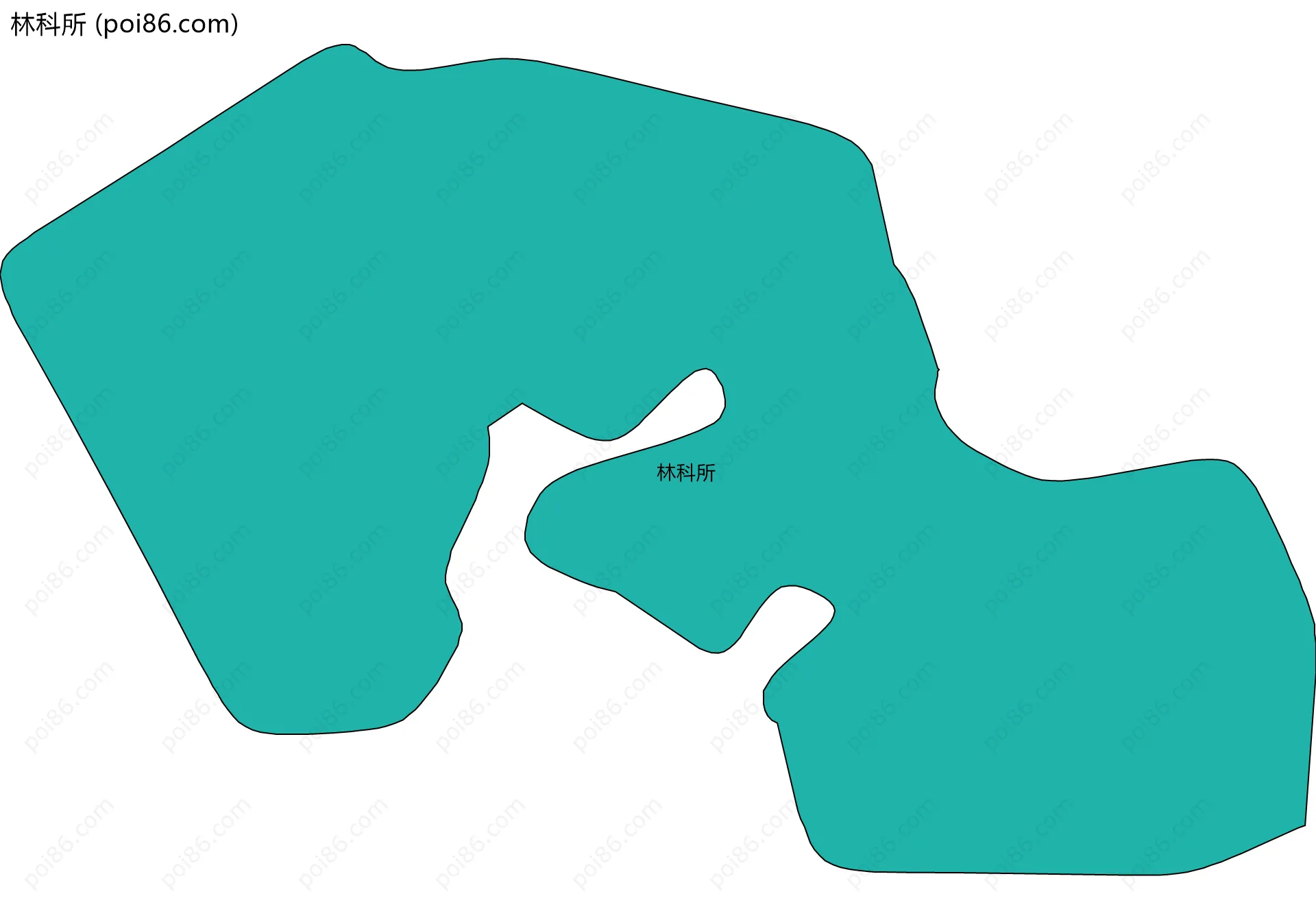 林科所边界地图