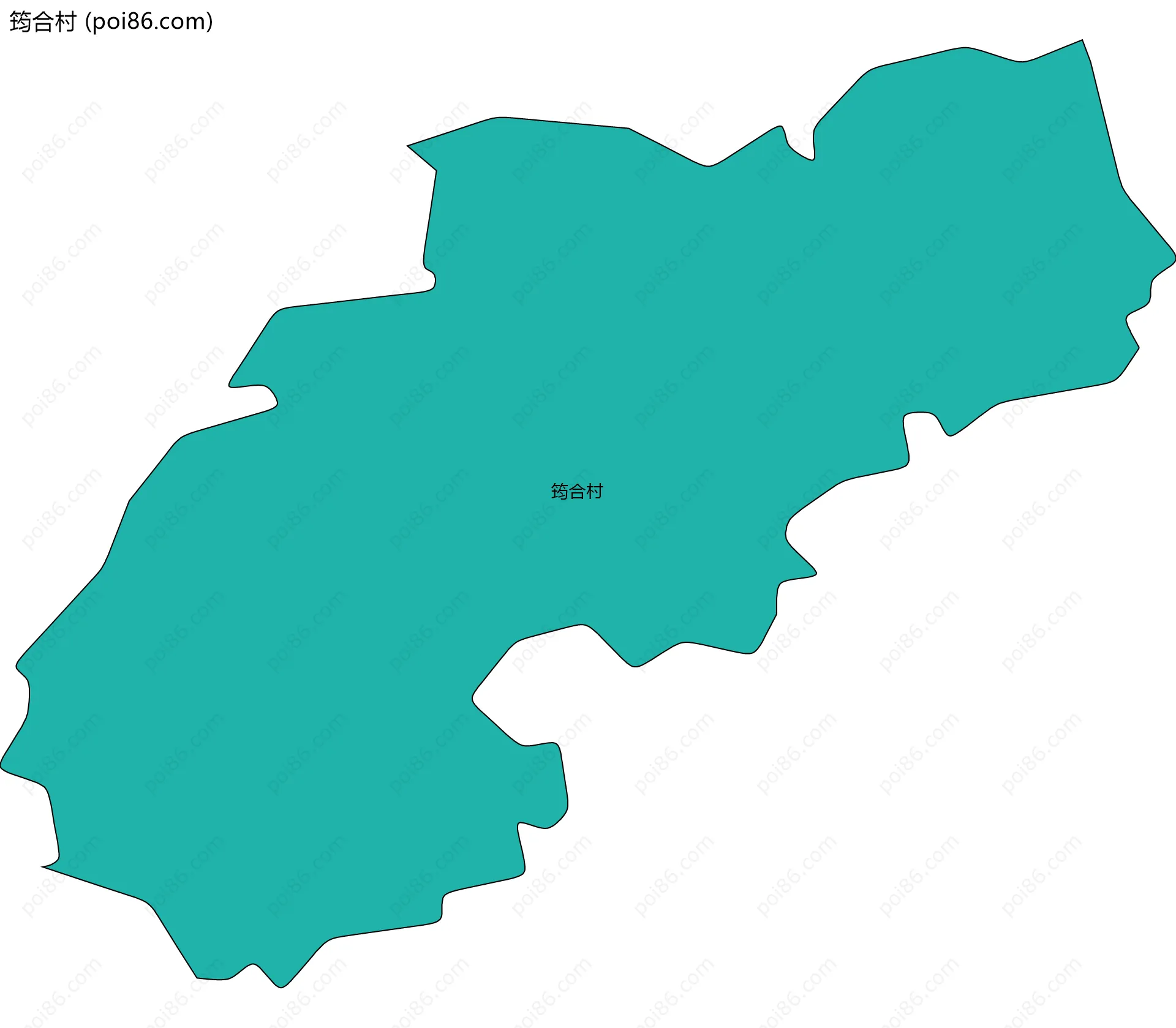 筠合村边界地图