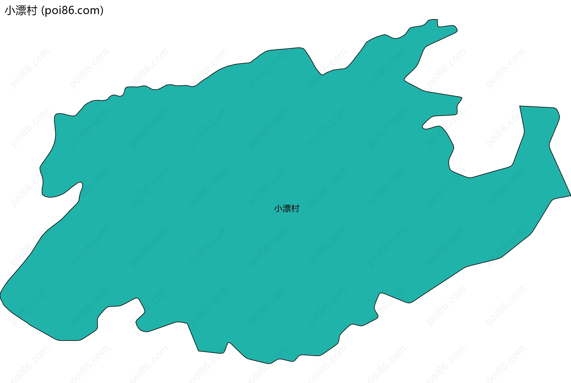 小漂村边界地图
