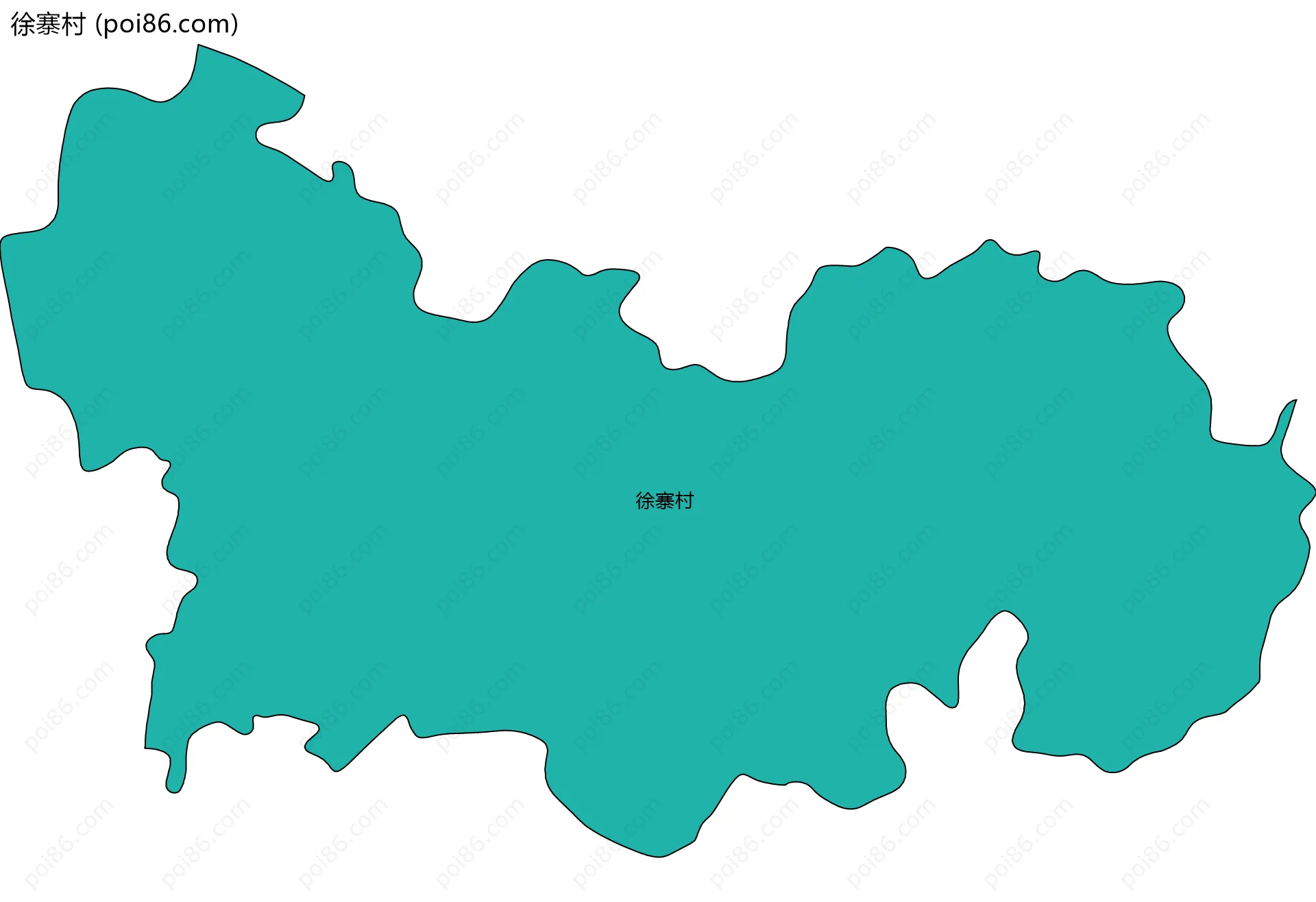 徐寨村边界地图