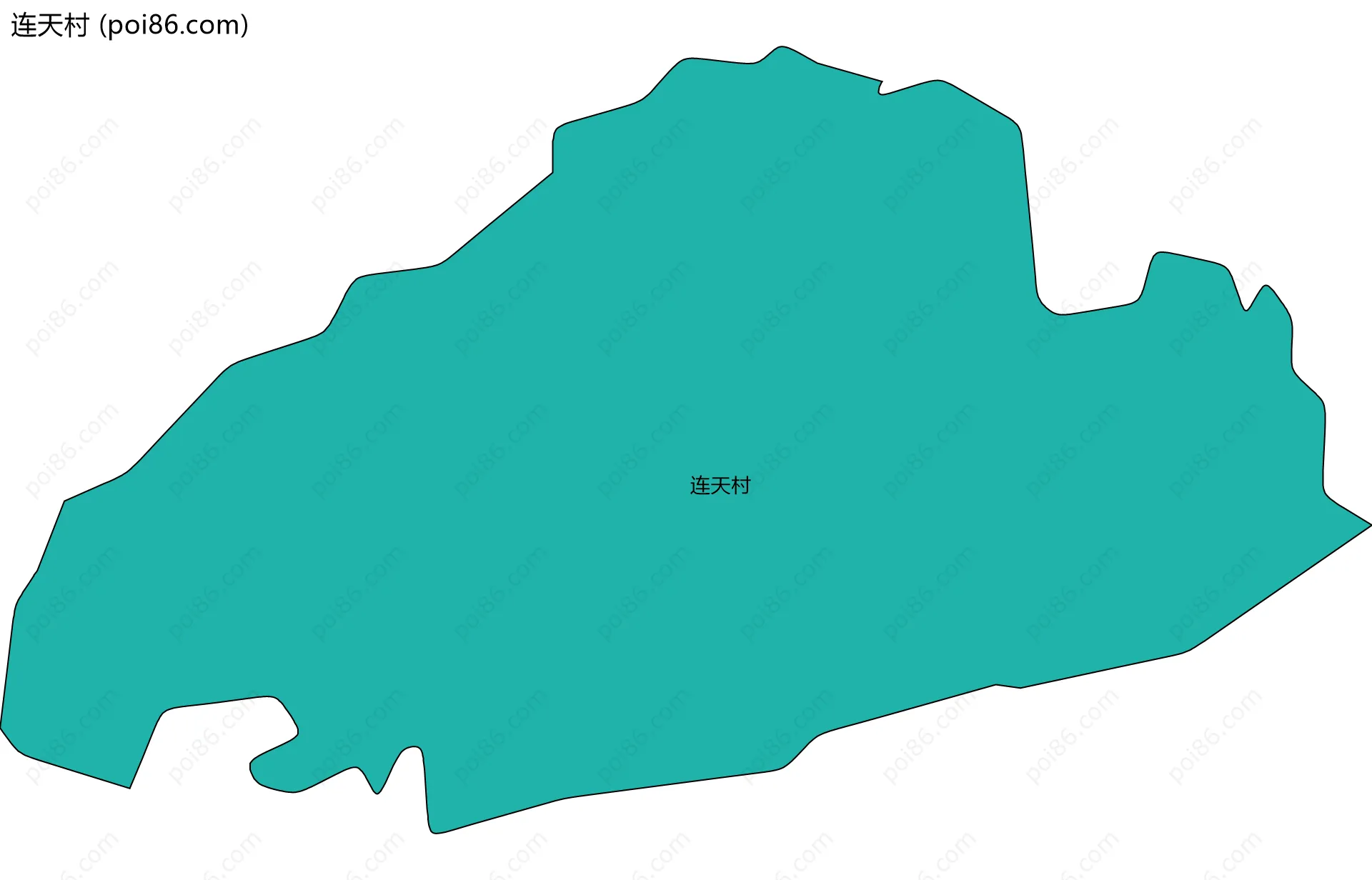 连天村边界地图