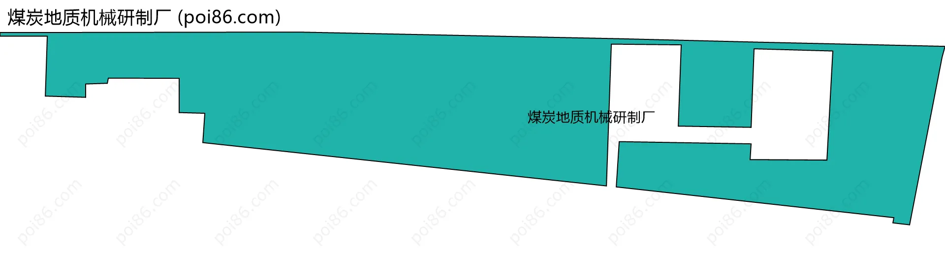 煤炭地质机械研制厂边界地图