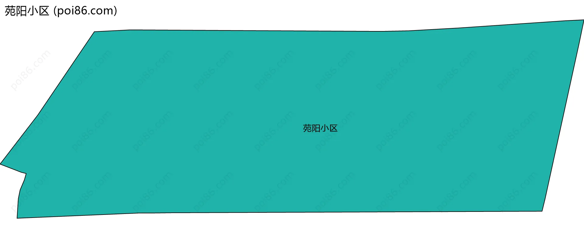 苑阳小区边界地图