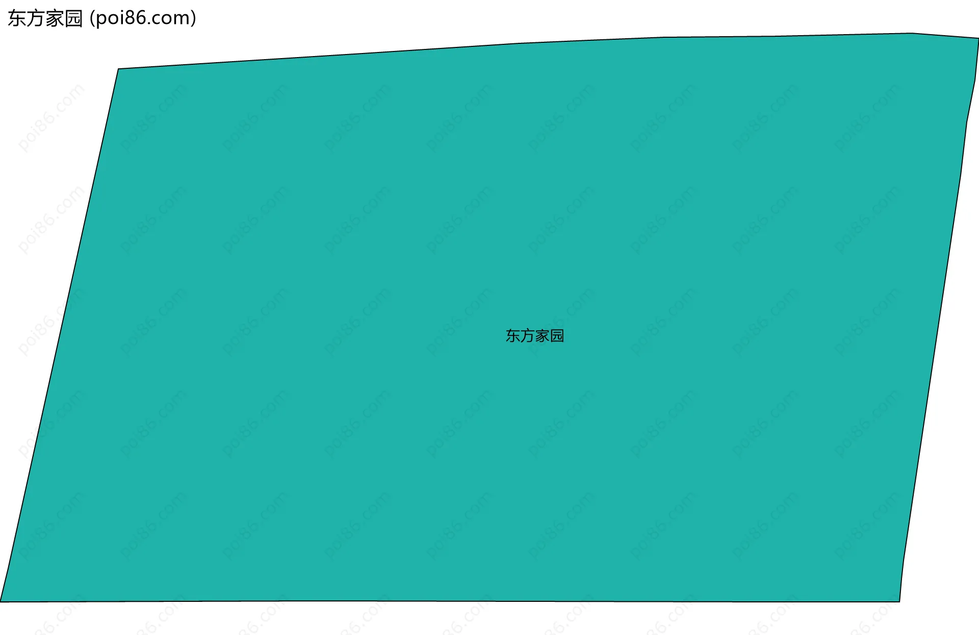 东方家园边界地图