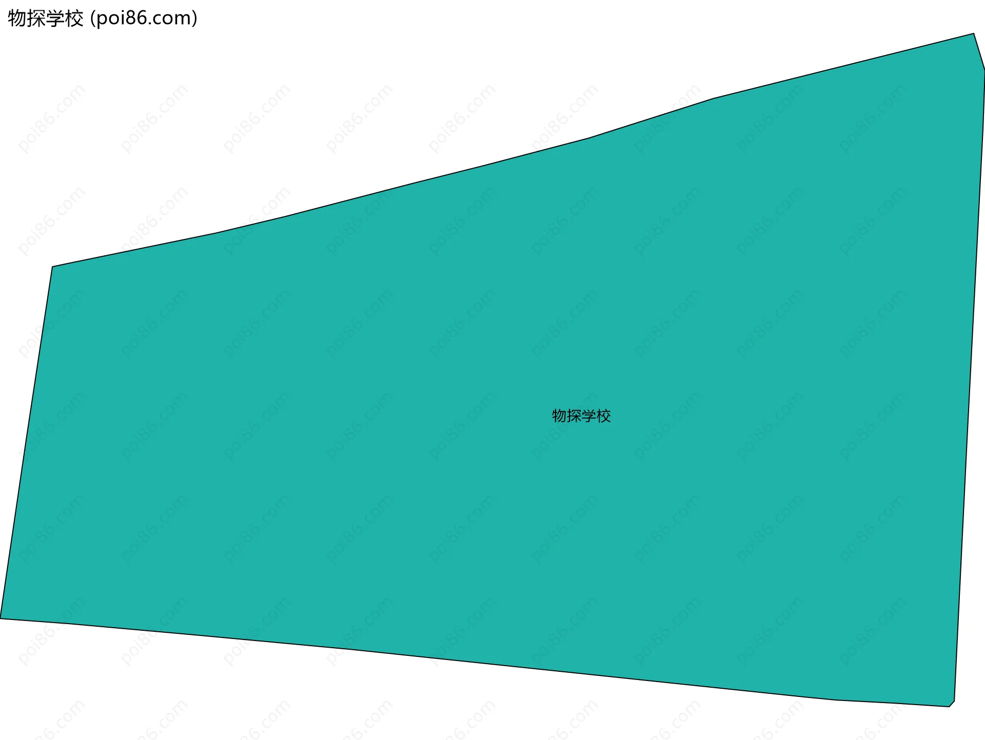 物探学校边界地图