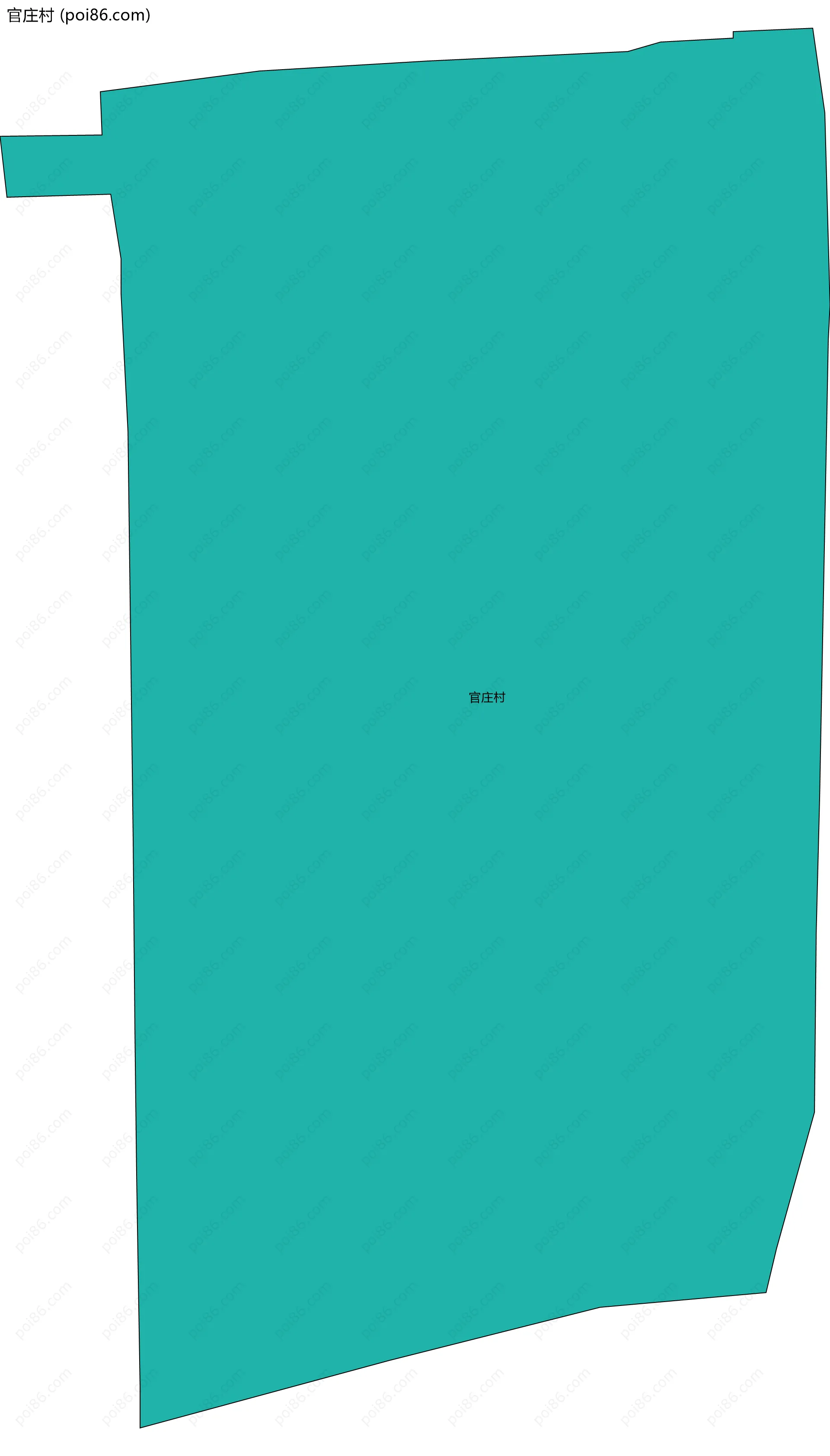 官庄村边界地图