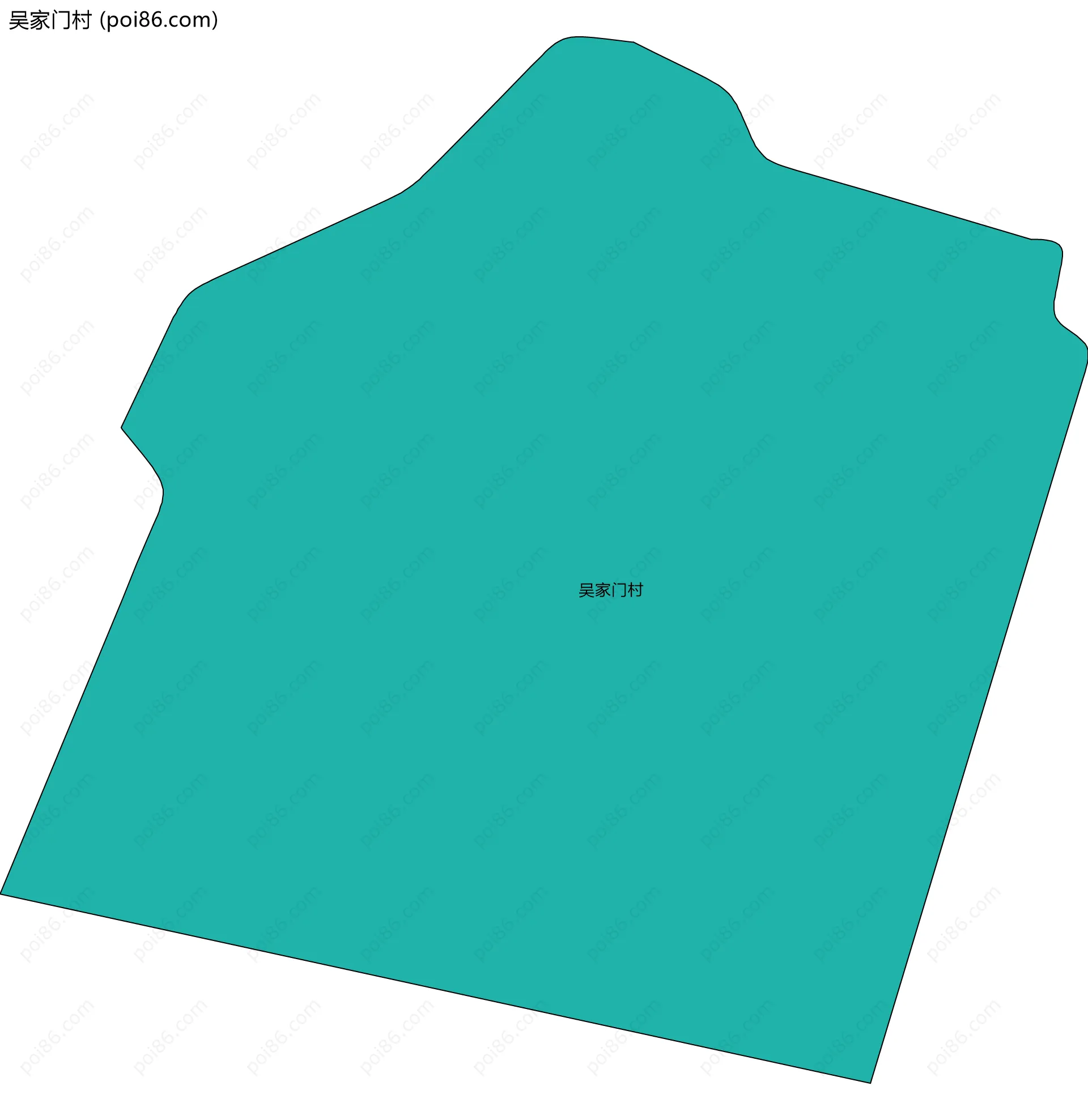 吴家门村边界地图