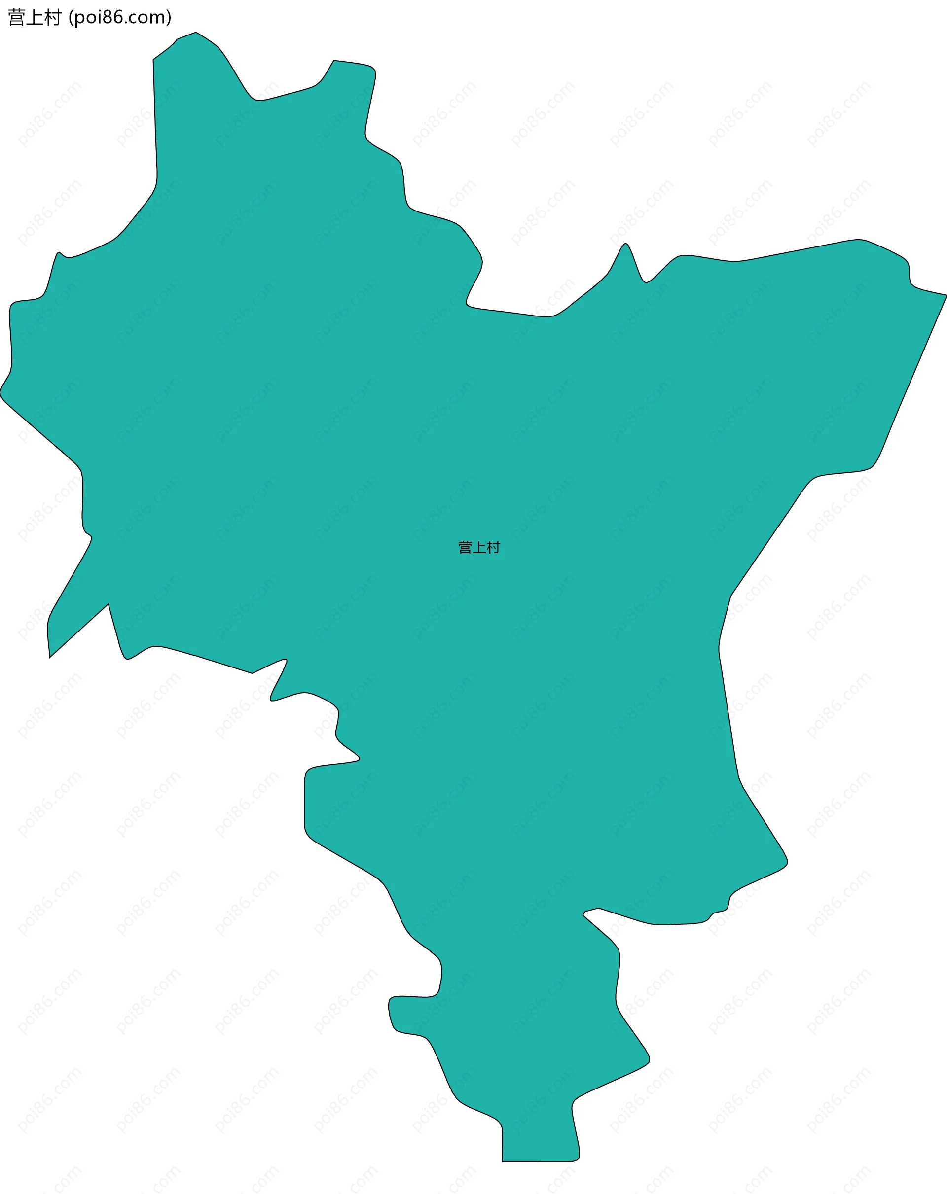 营上村边界地图