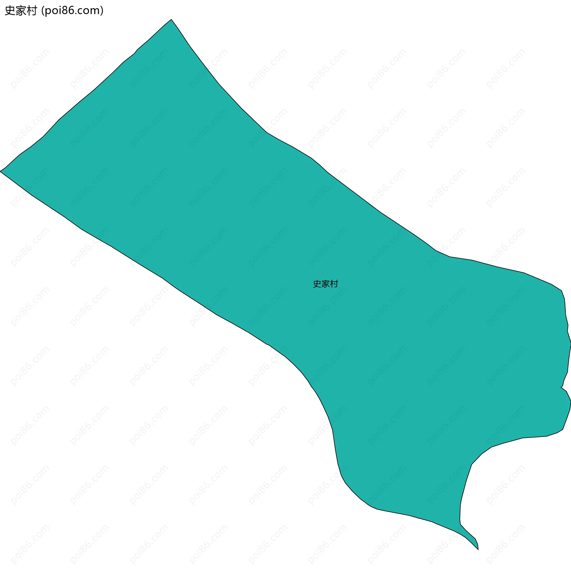 史家村边界地图