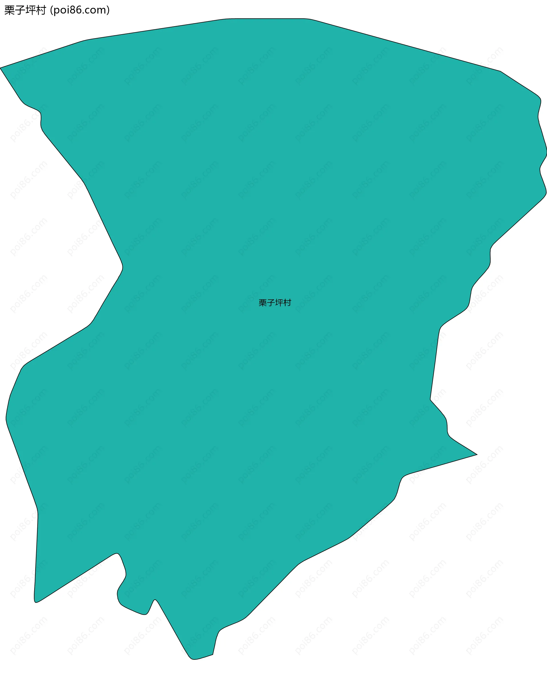 栗子坪村边界地图