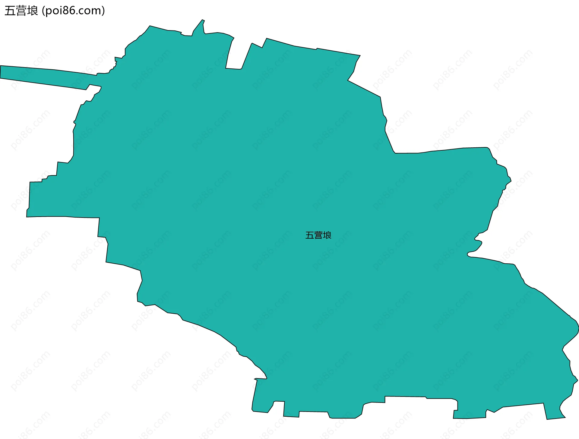 五营埌边界地图