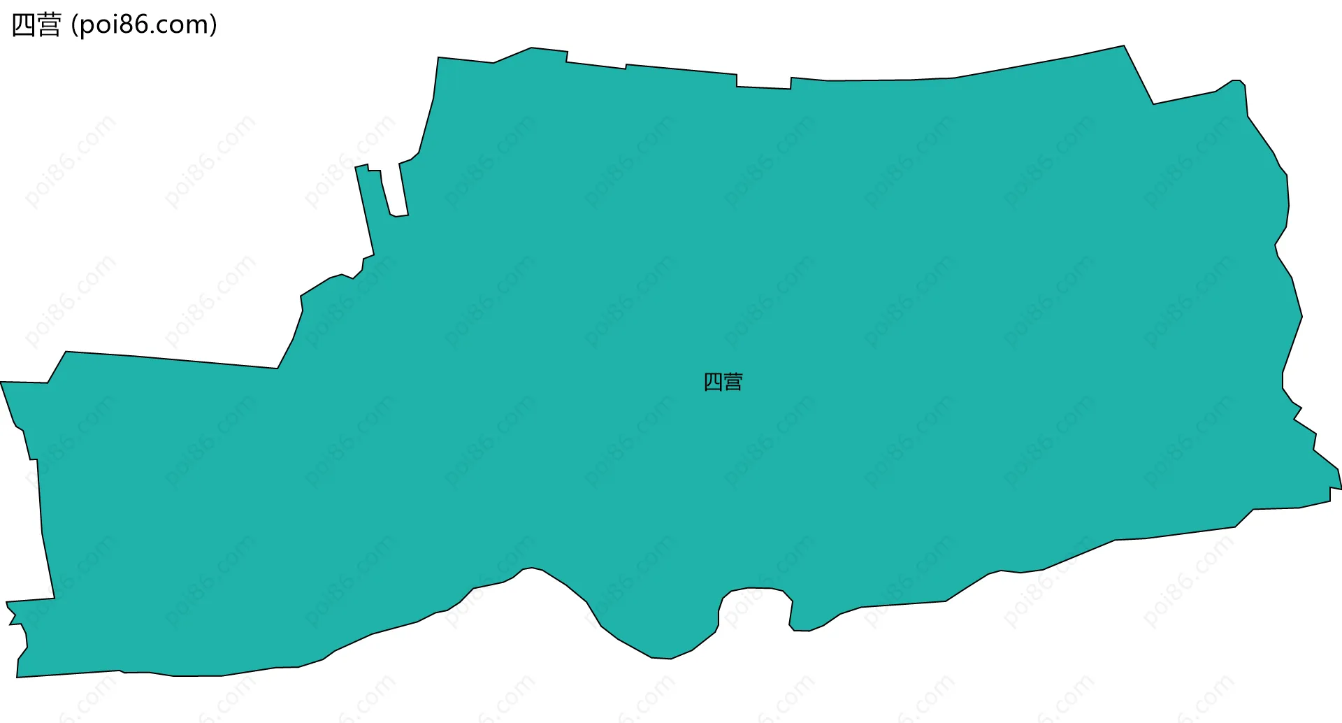 四营边界地图