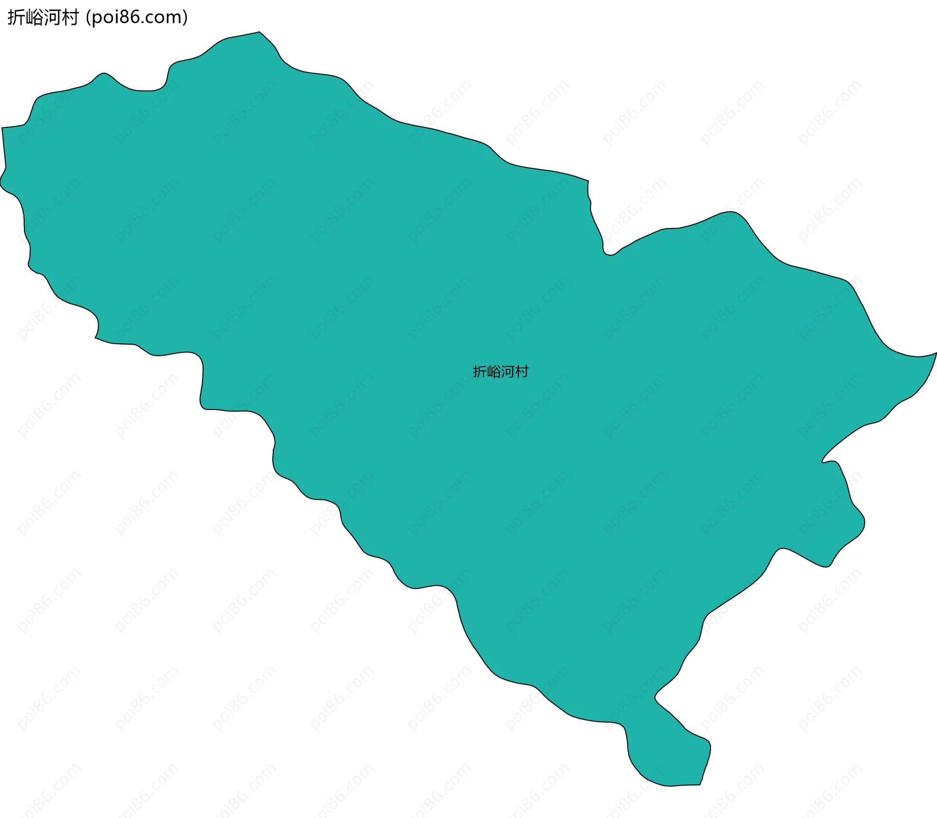 折峪河村边界地图