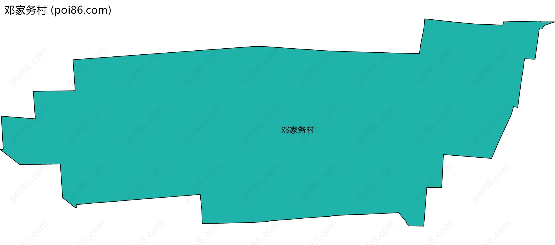 邓家务村边界地图