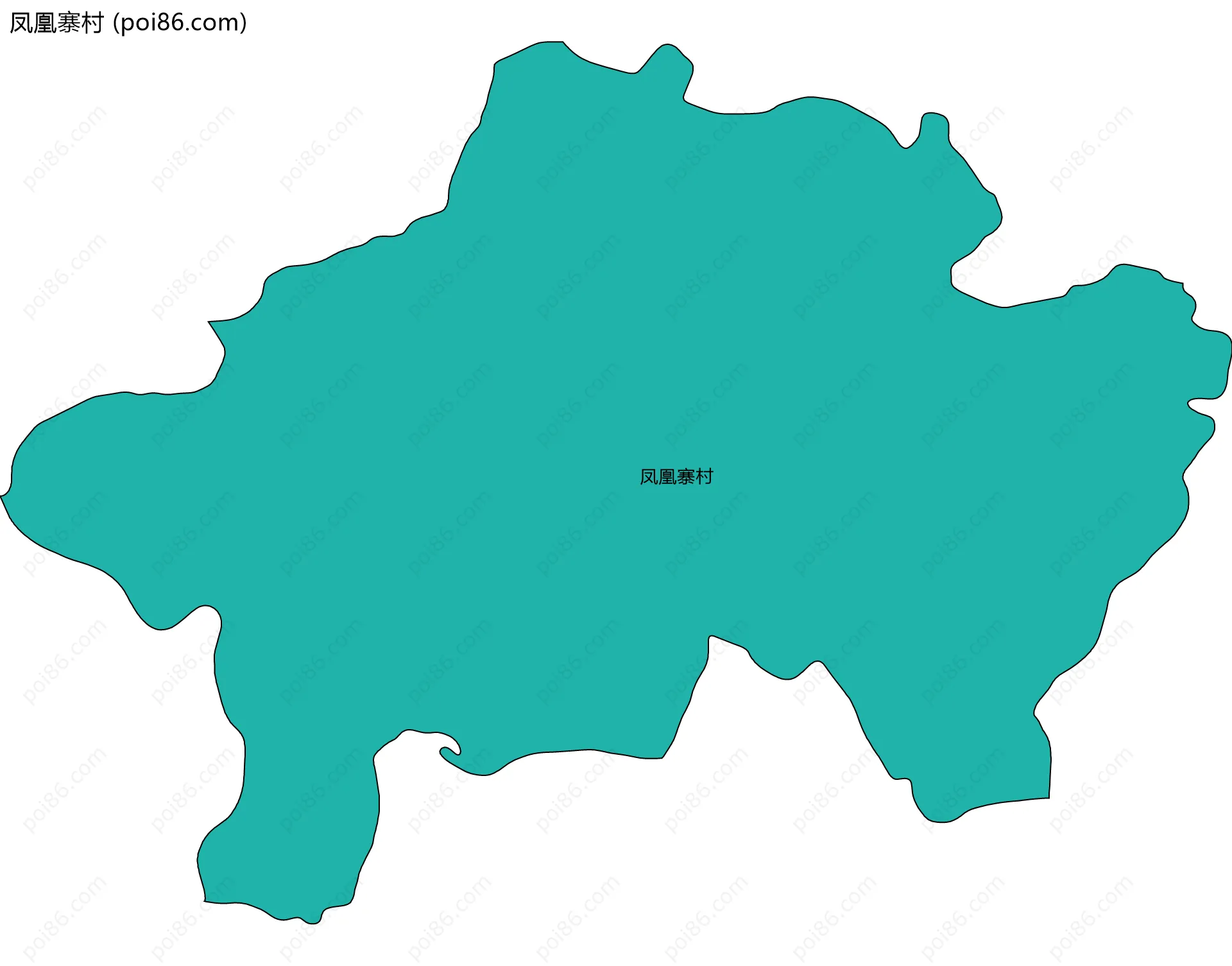凤凰寨村边界地图