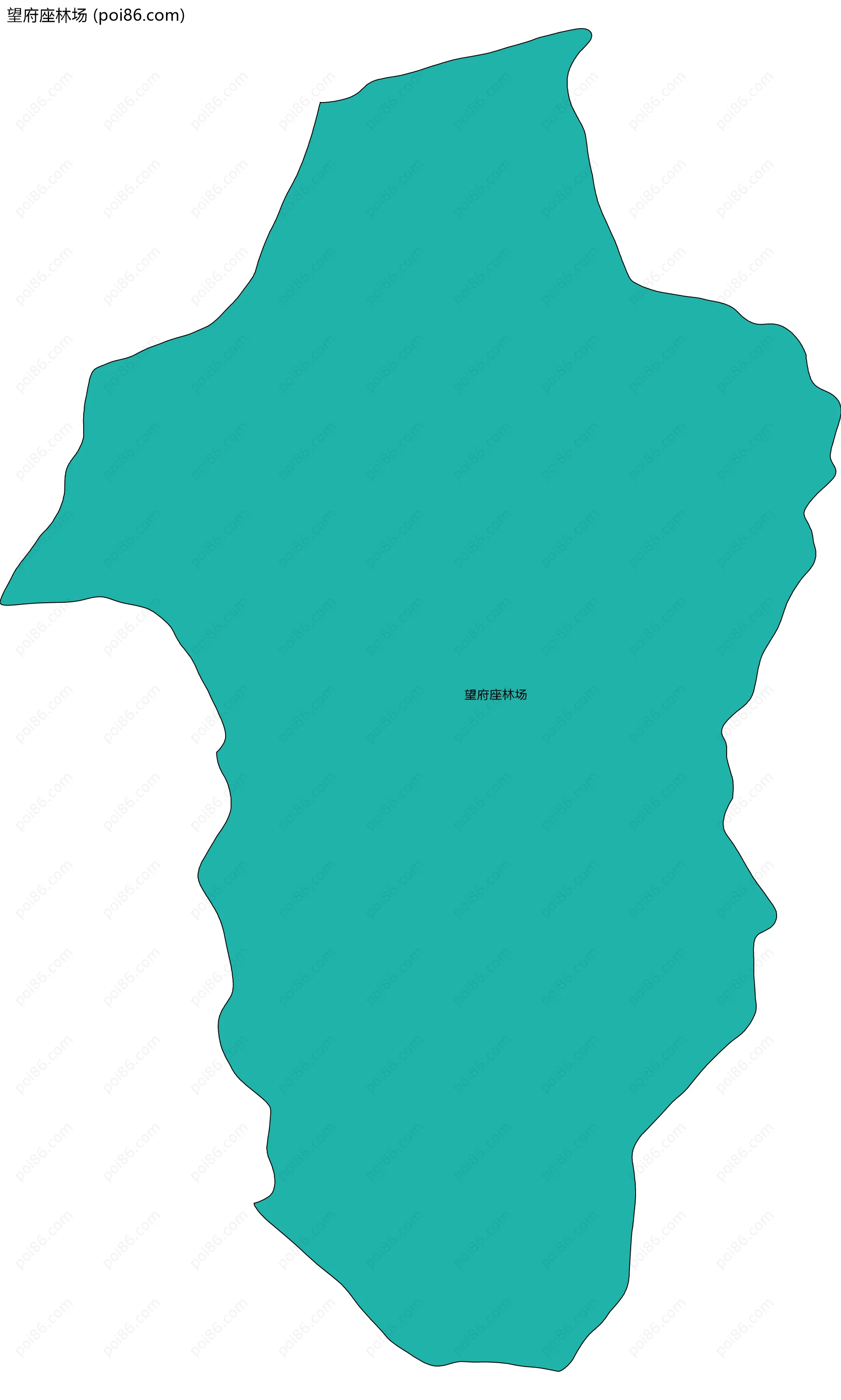 望府座林场边界地图