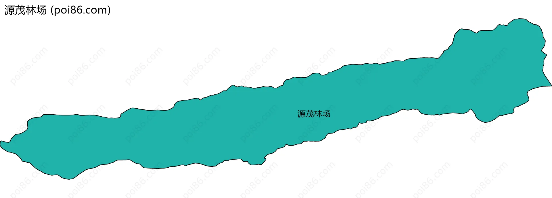 源茂林场边界地图