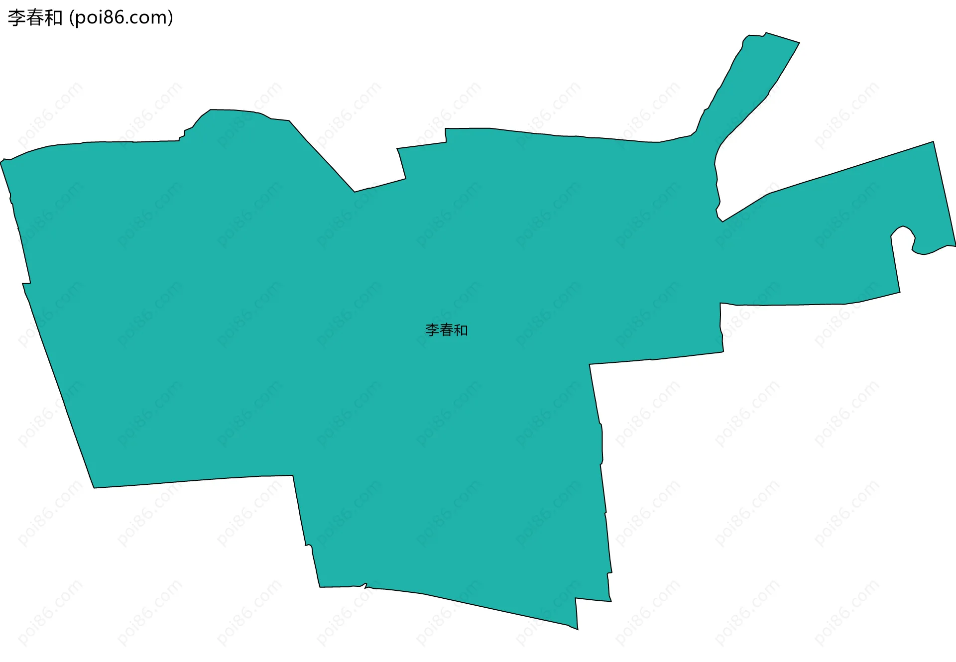 李春和边界地图