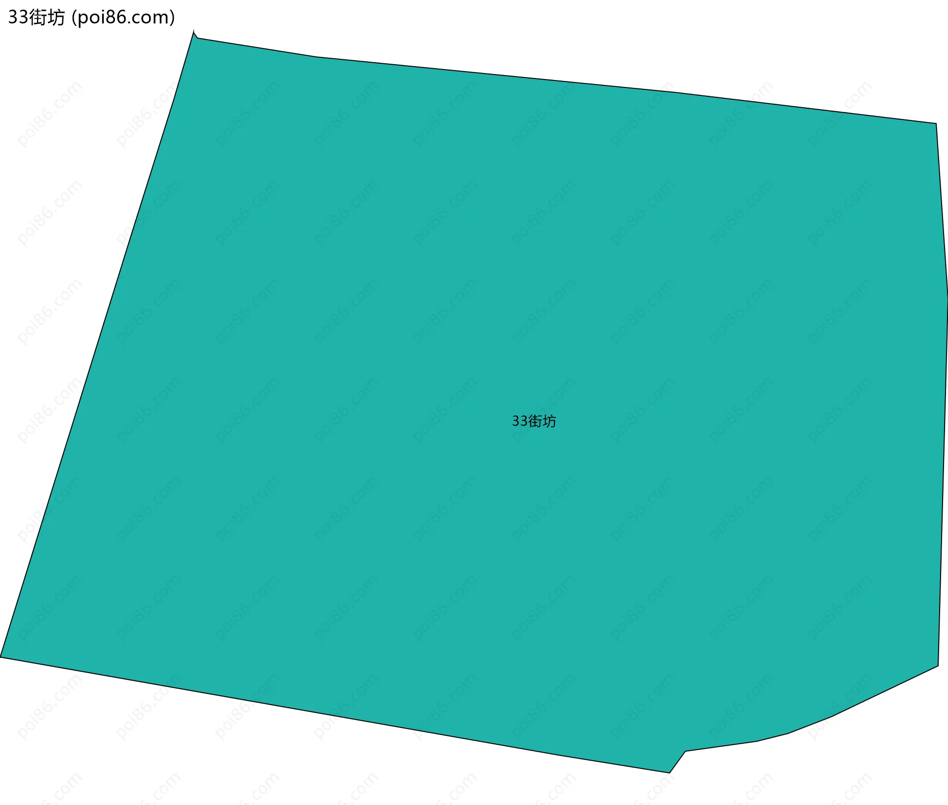 33街坊边界地图