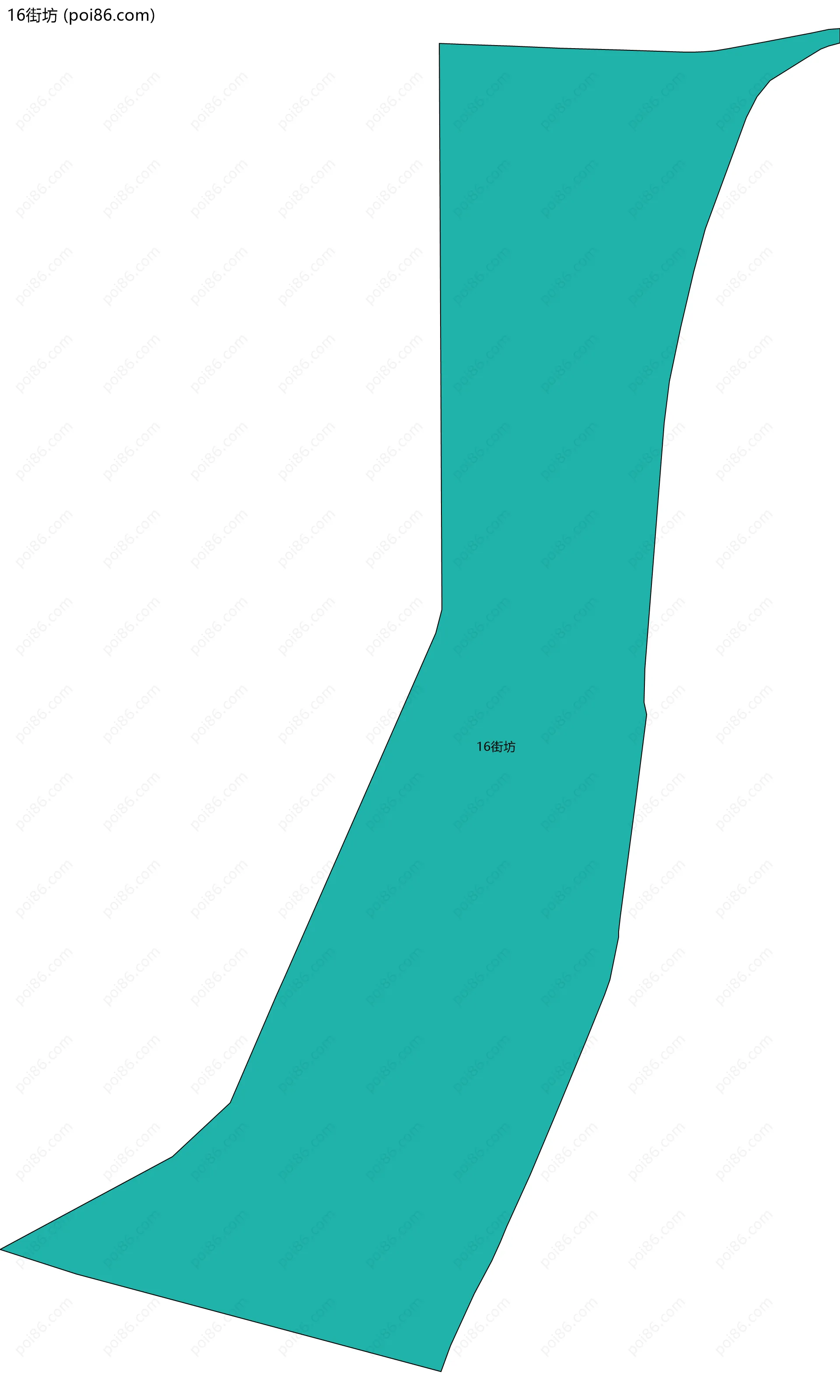 16街坊边界地图