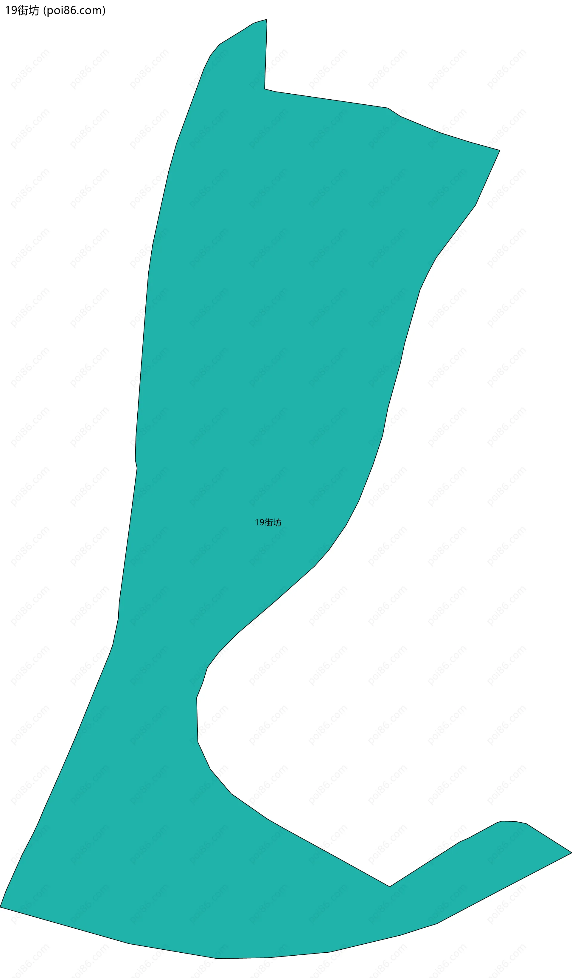 19街坊边界地图
