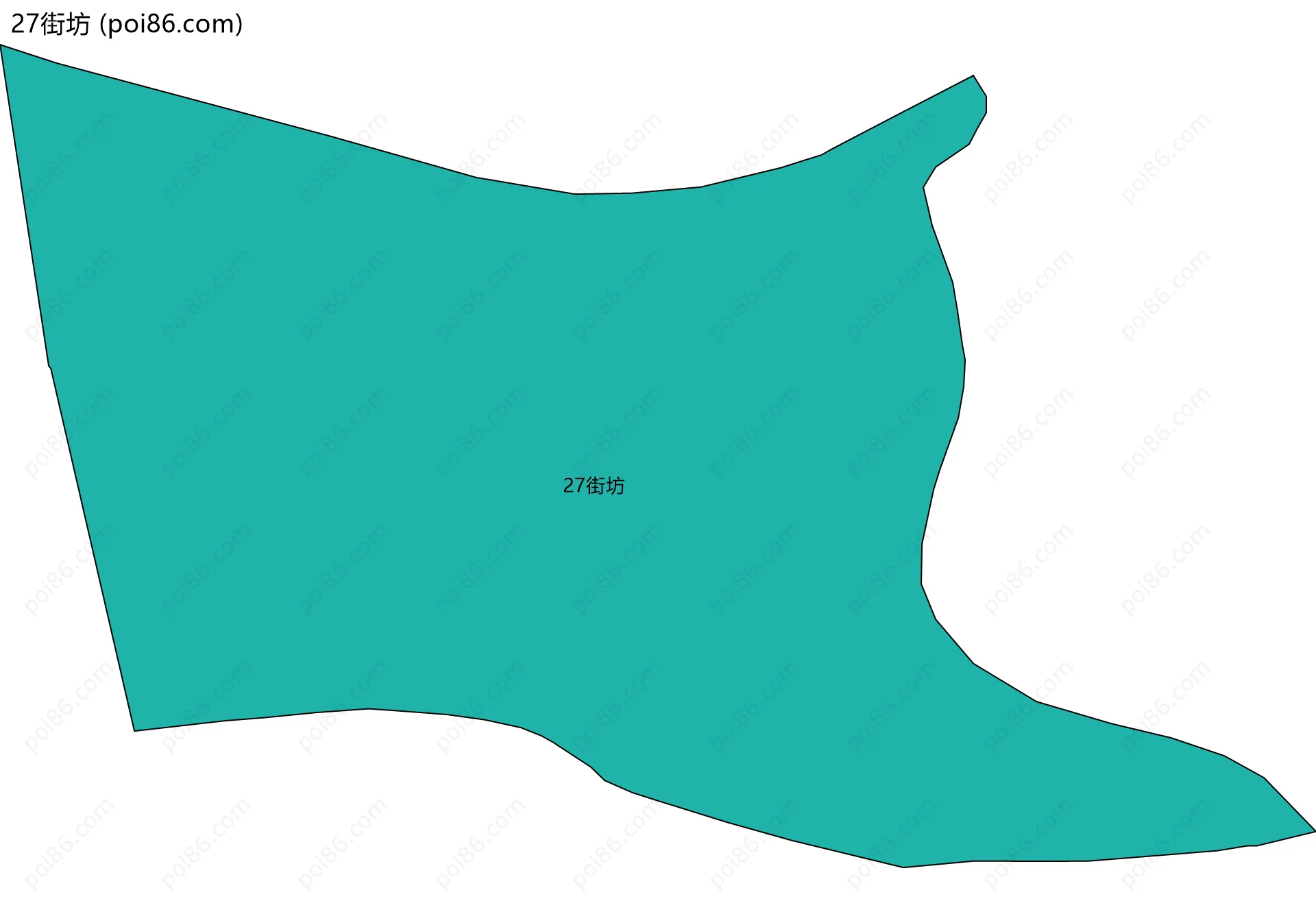 27街坊边界地图