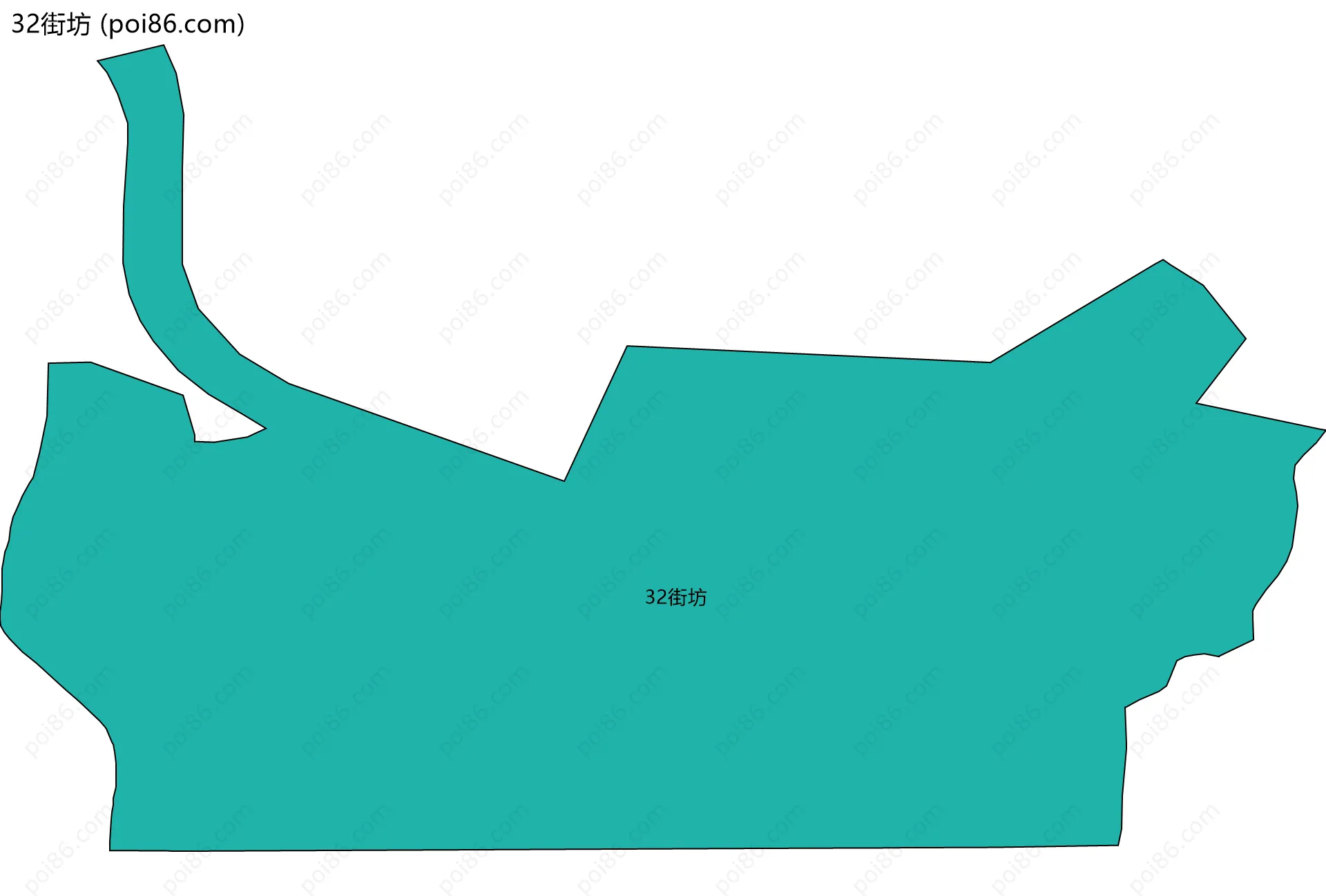 32街坊边界地图