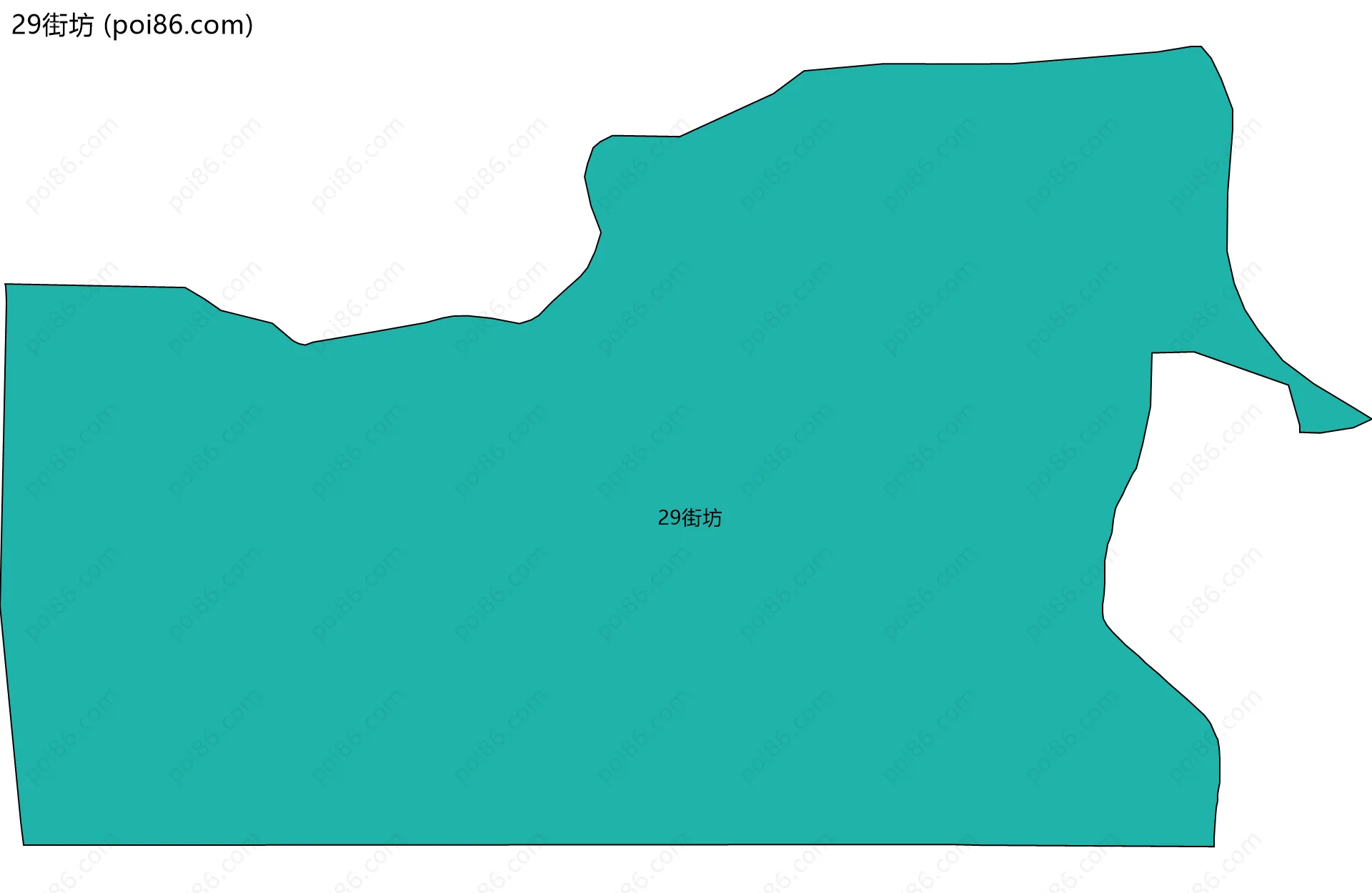 29街坊边界地图