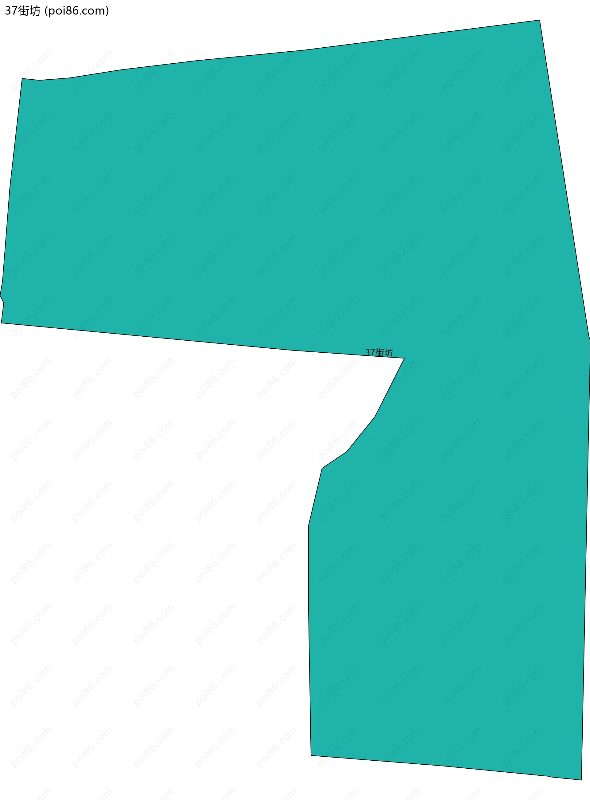 37街坊边界地图