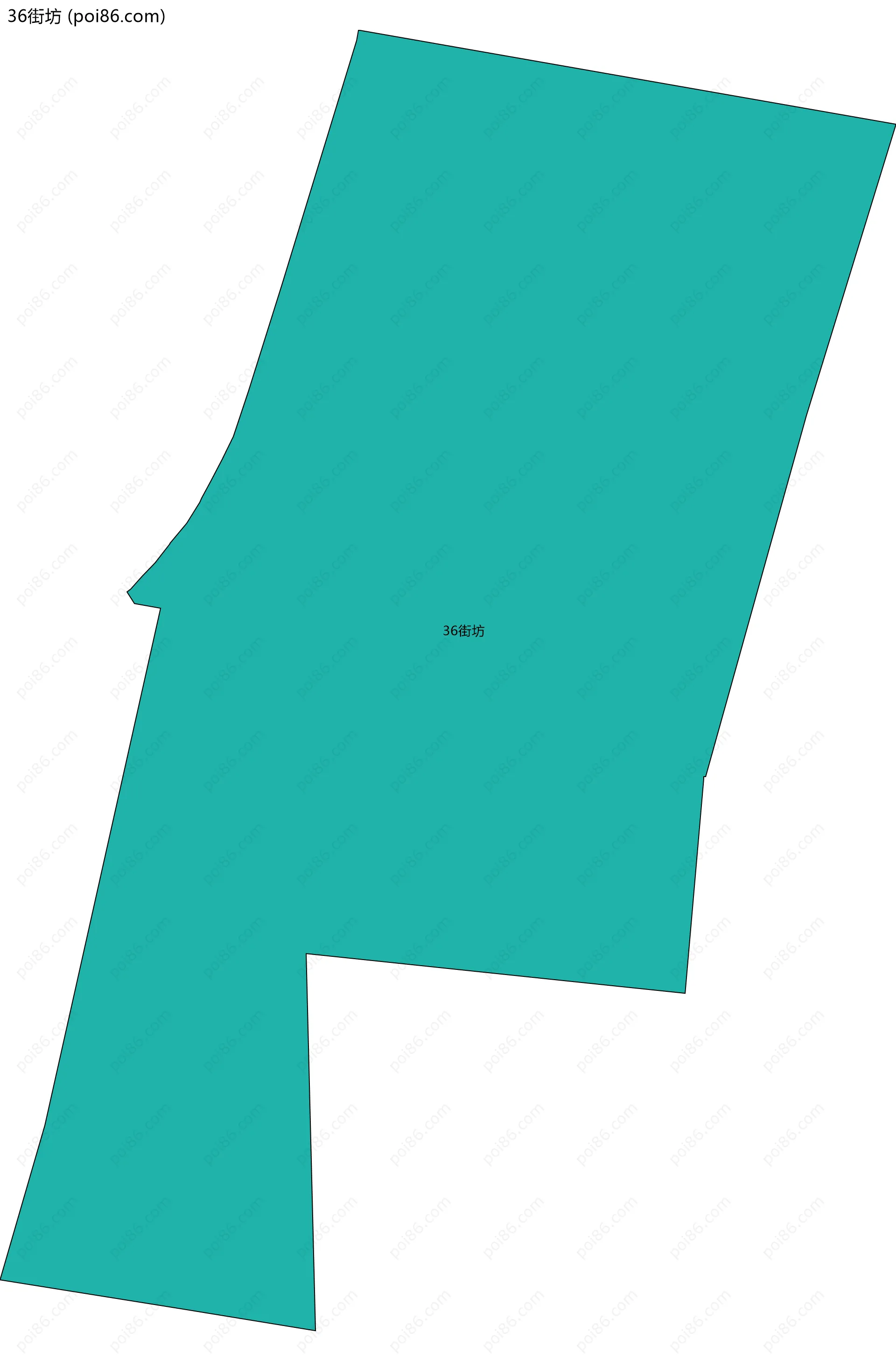 36街坊边界地图