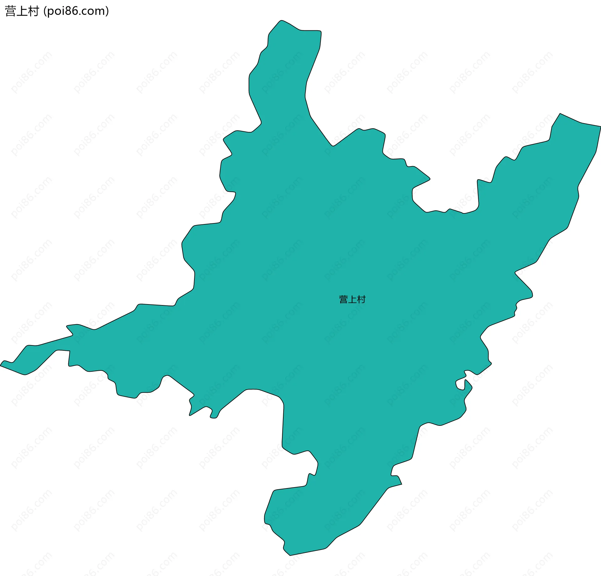 营上村边界地图